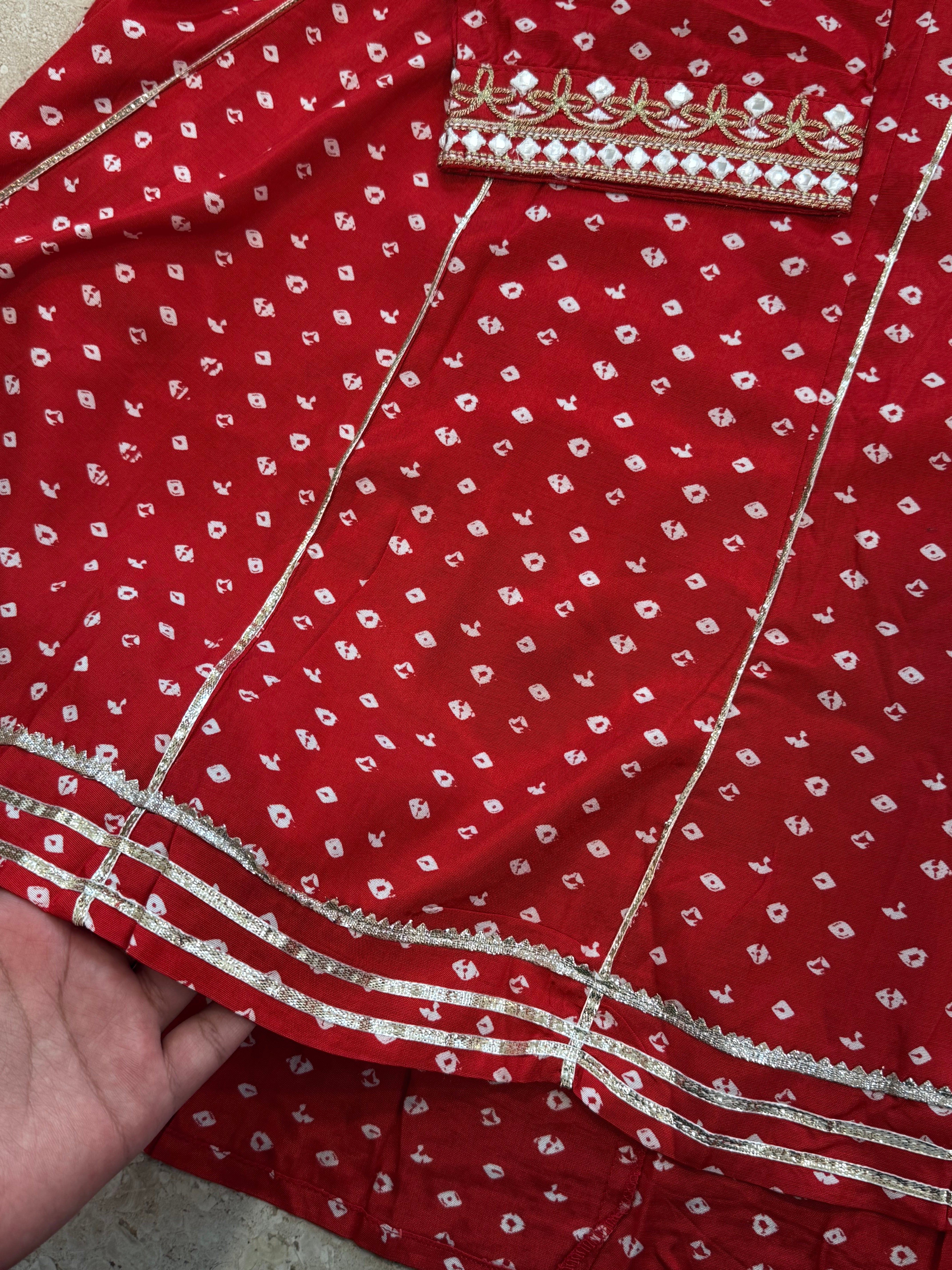 RAYON FROCK READYMADE SUIT Q