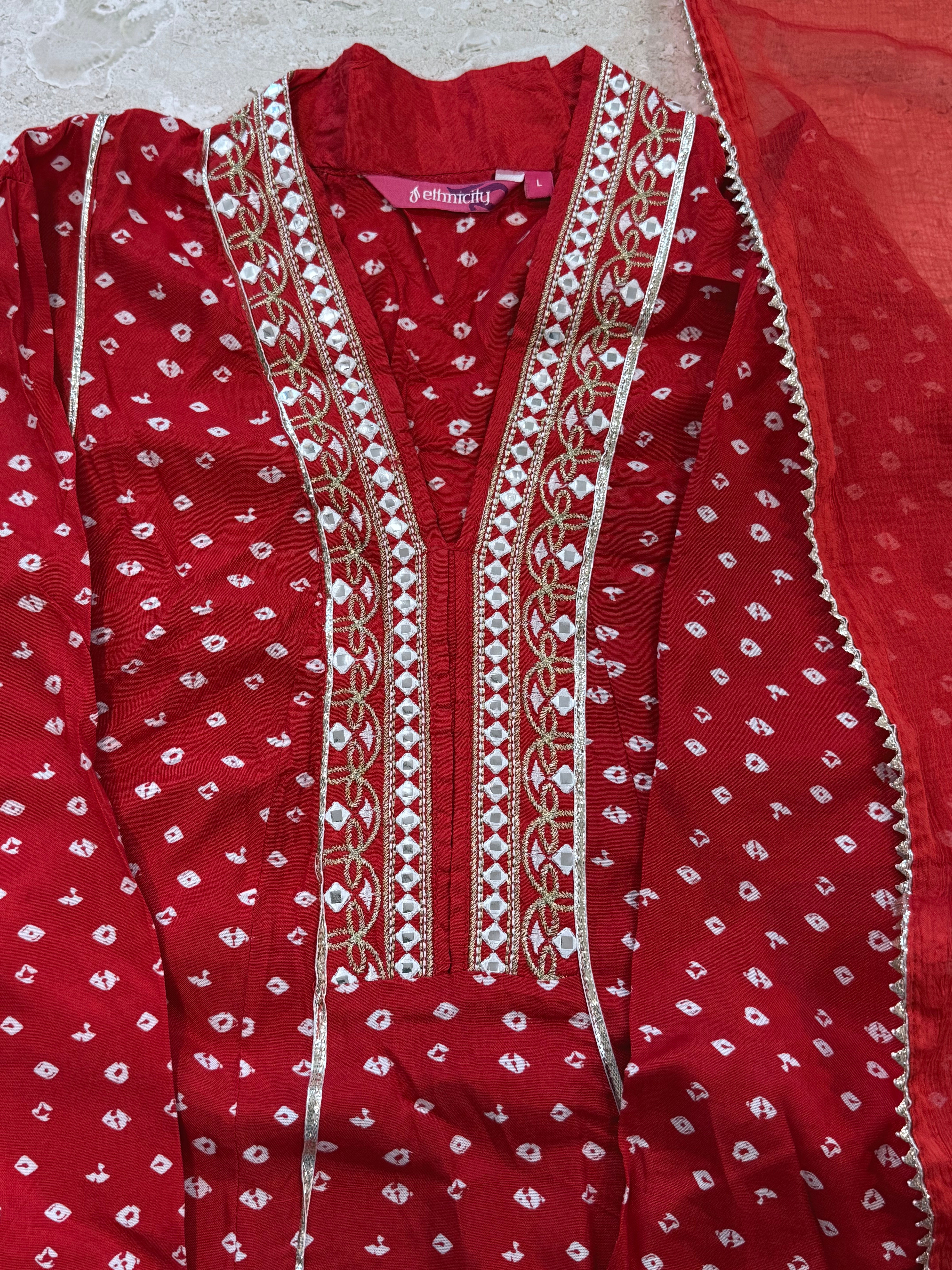 RAYON FROCK READYMADE SUIT Q