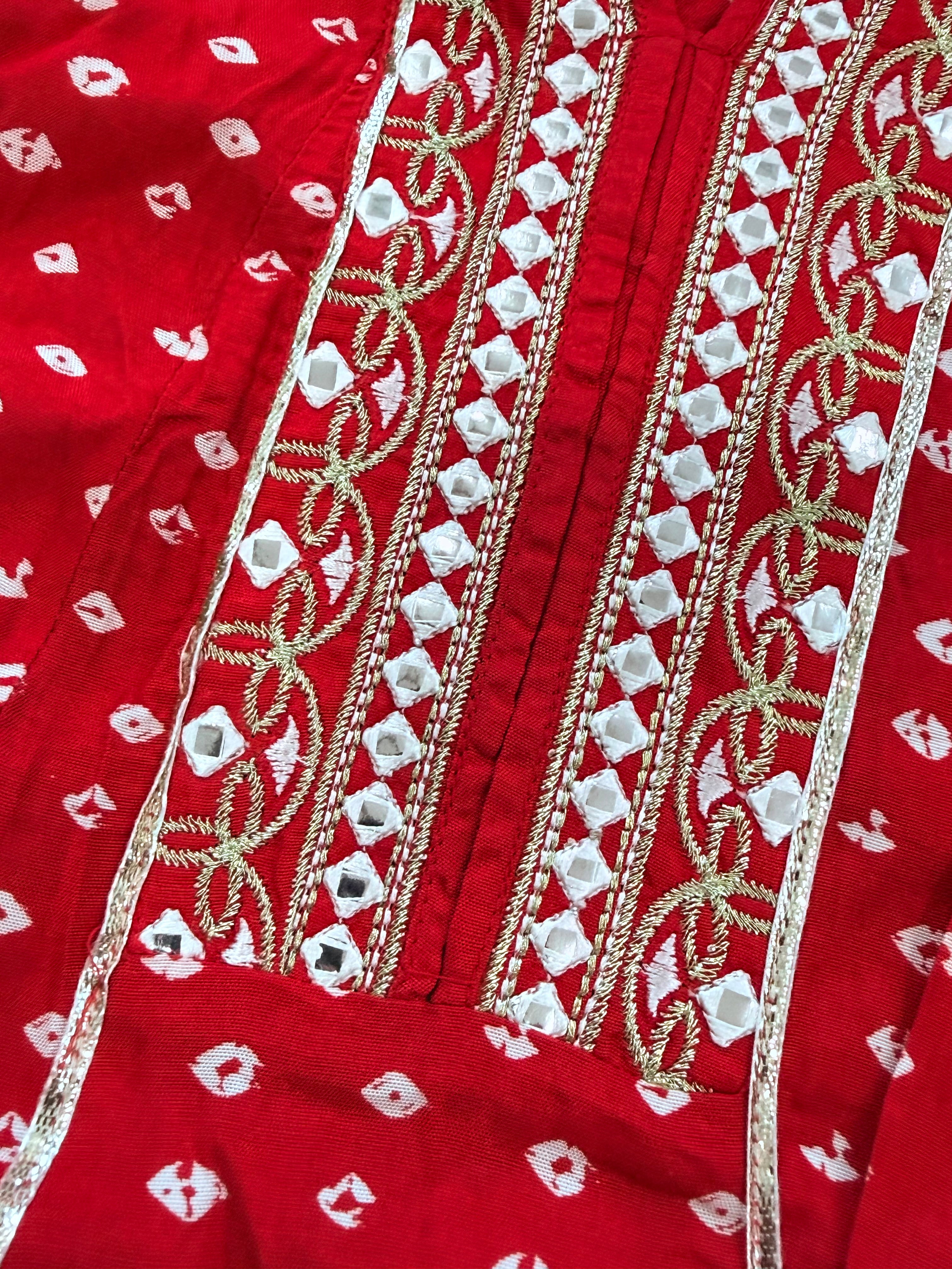 RAYON FROCK READYMADE SUIT Q