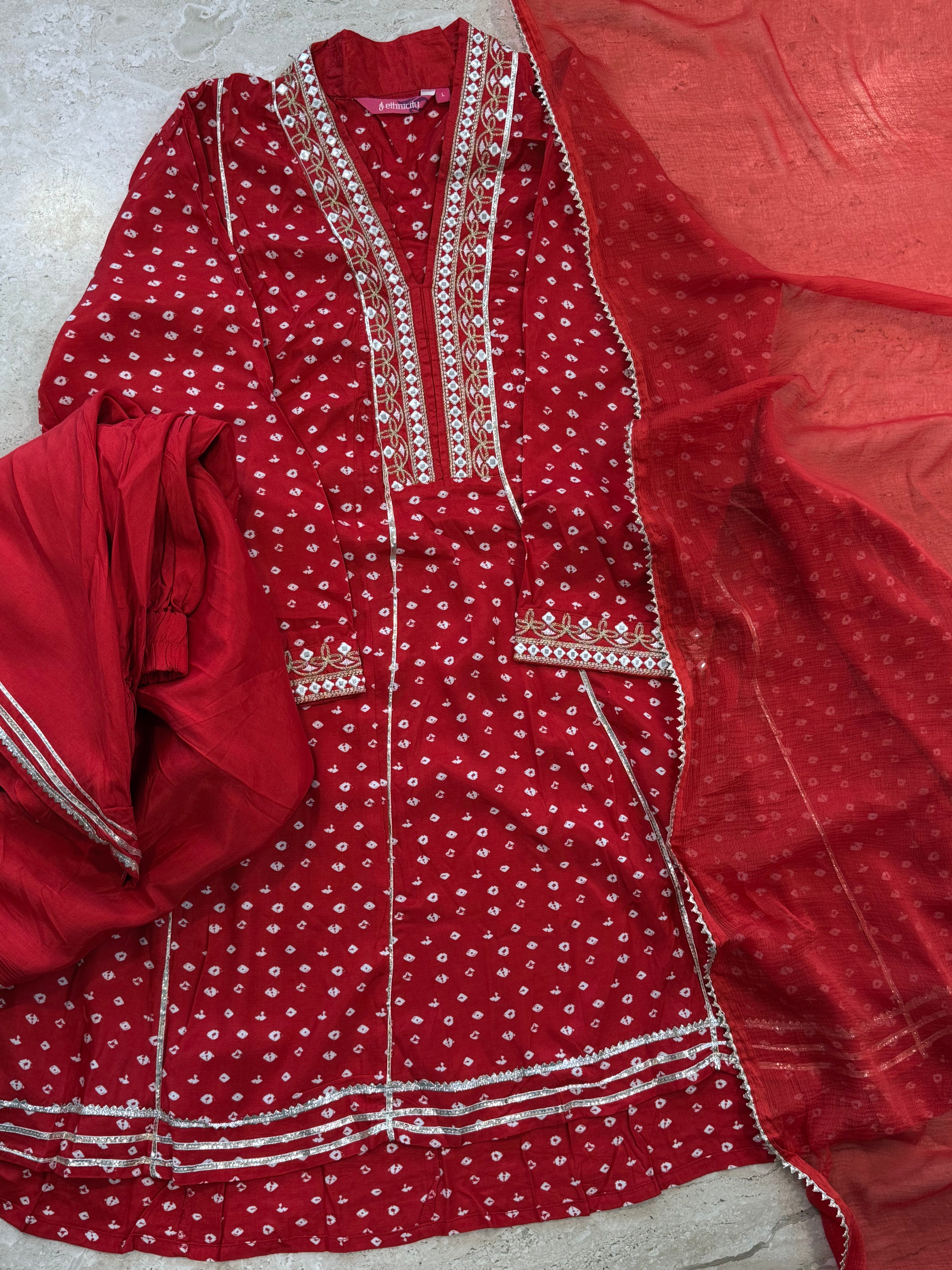 RAYON FROCK READYMADE SUIT Q