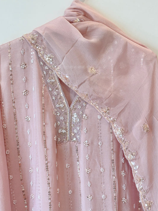 PARO SHIMMER HANDWORK SUIT 7 Q