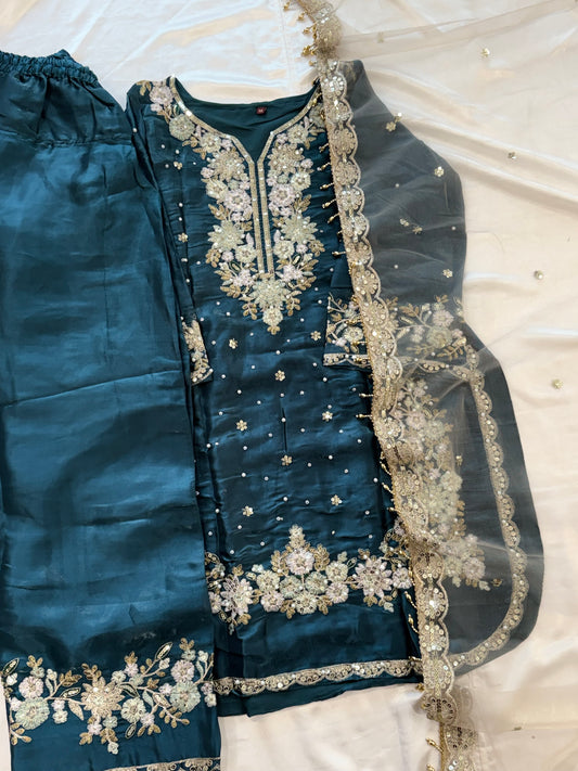 JIMMY CHOO READYMADE EMBROIDERY SUIT 3 Q