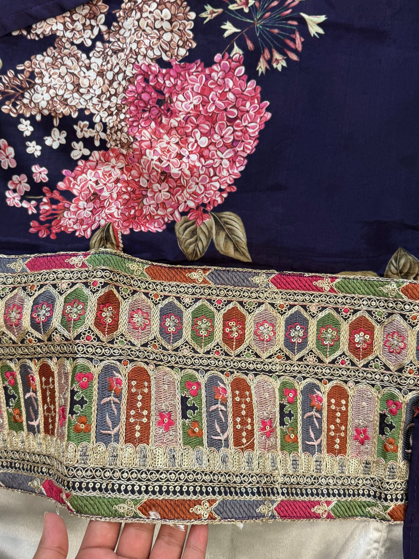 KAREENA CREPE READYMADE SUIT Q