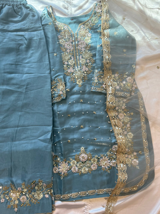 JIMMY CHOO READYMADE EMBROIDERY SUIT 6 Q