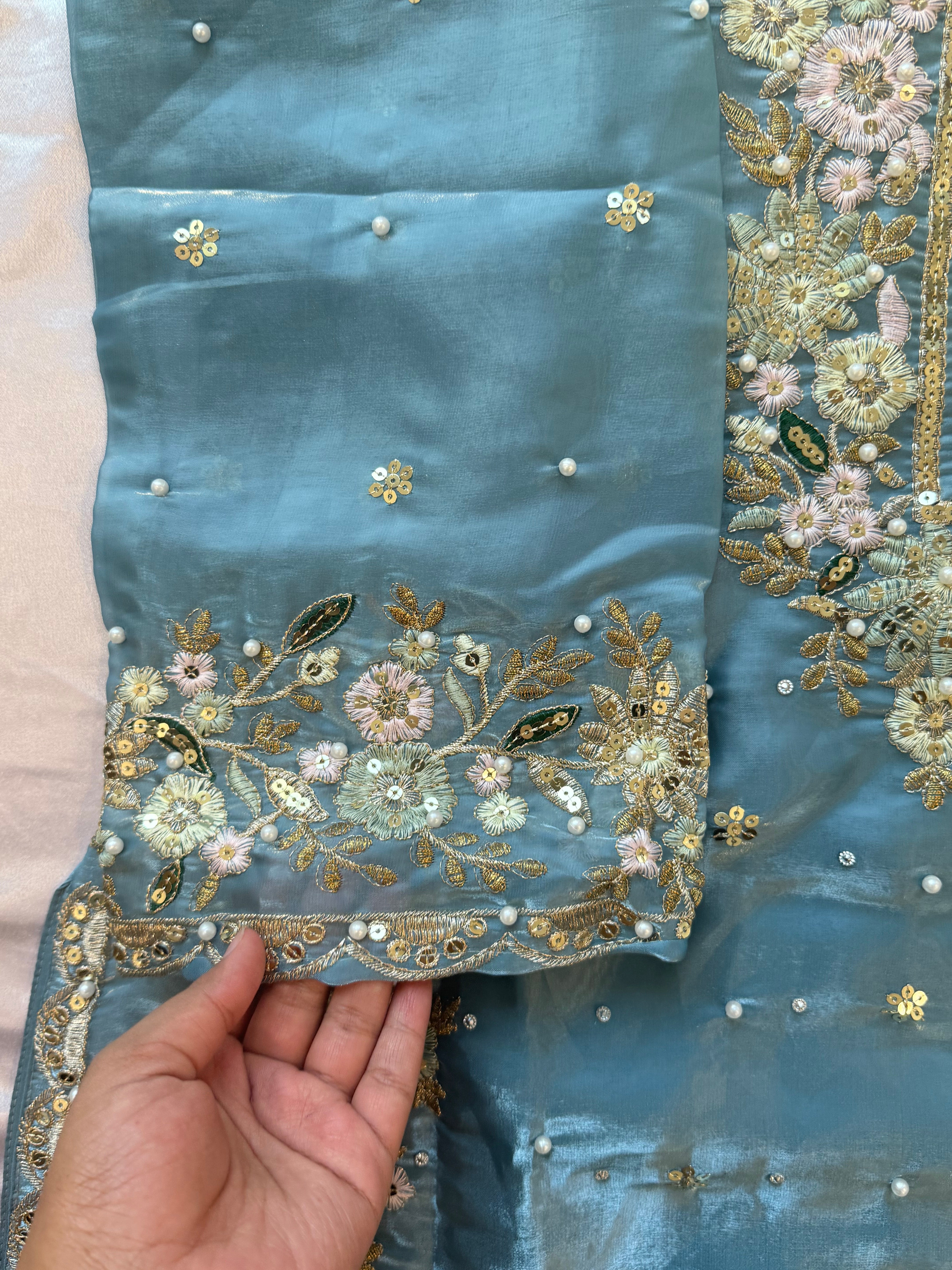 JIMMY CHOO READYMADE EMBROIDERY SUIT 6 Q