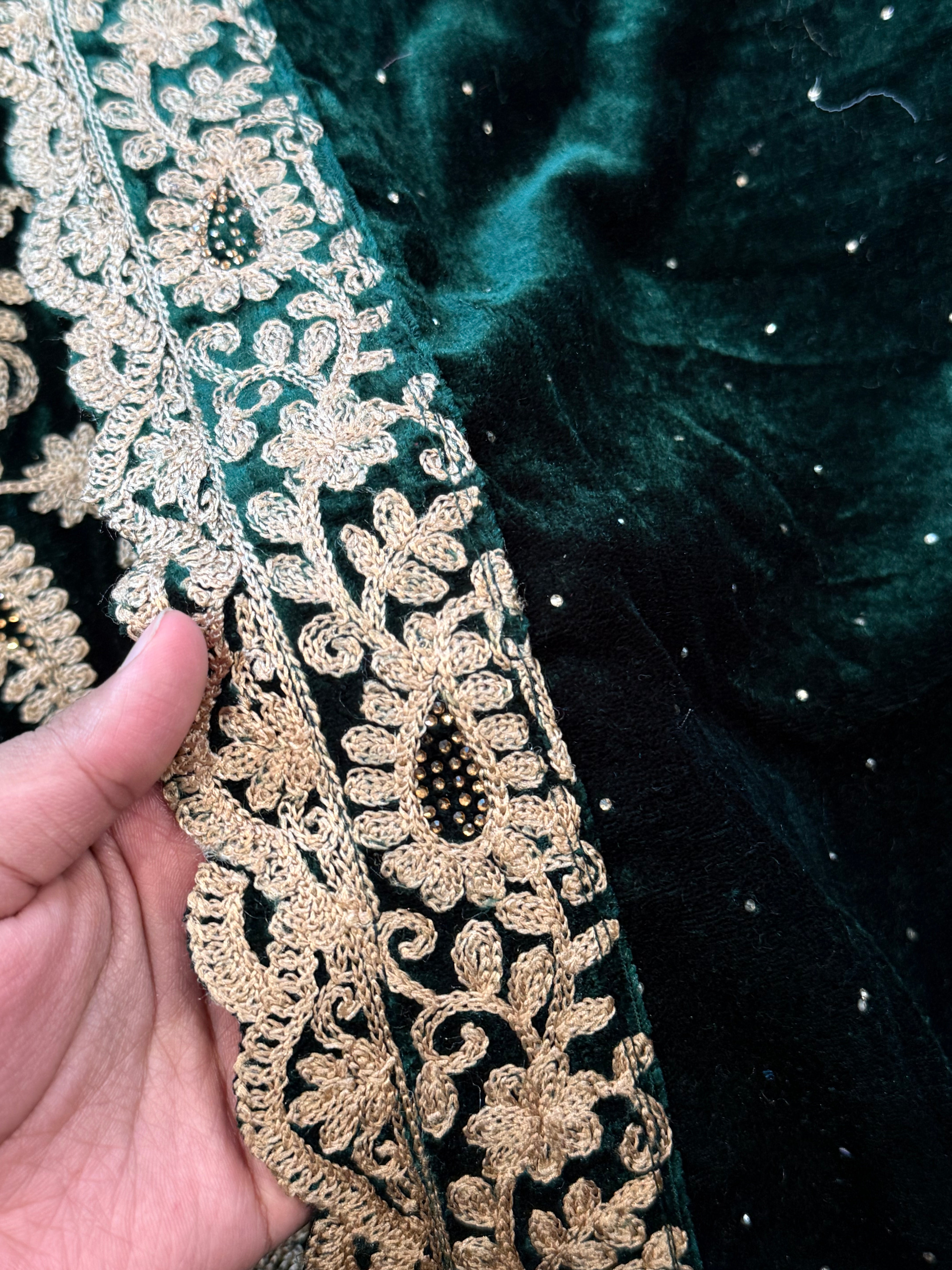 MEHER VELVET EMBROIDERY SUIT 1 Q