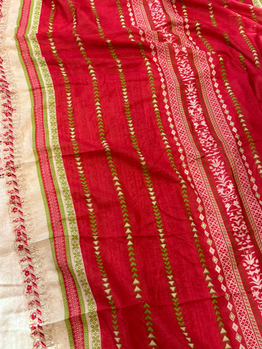 BINSAEED LAWN EMBROIDERY SUIT 7 Q