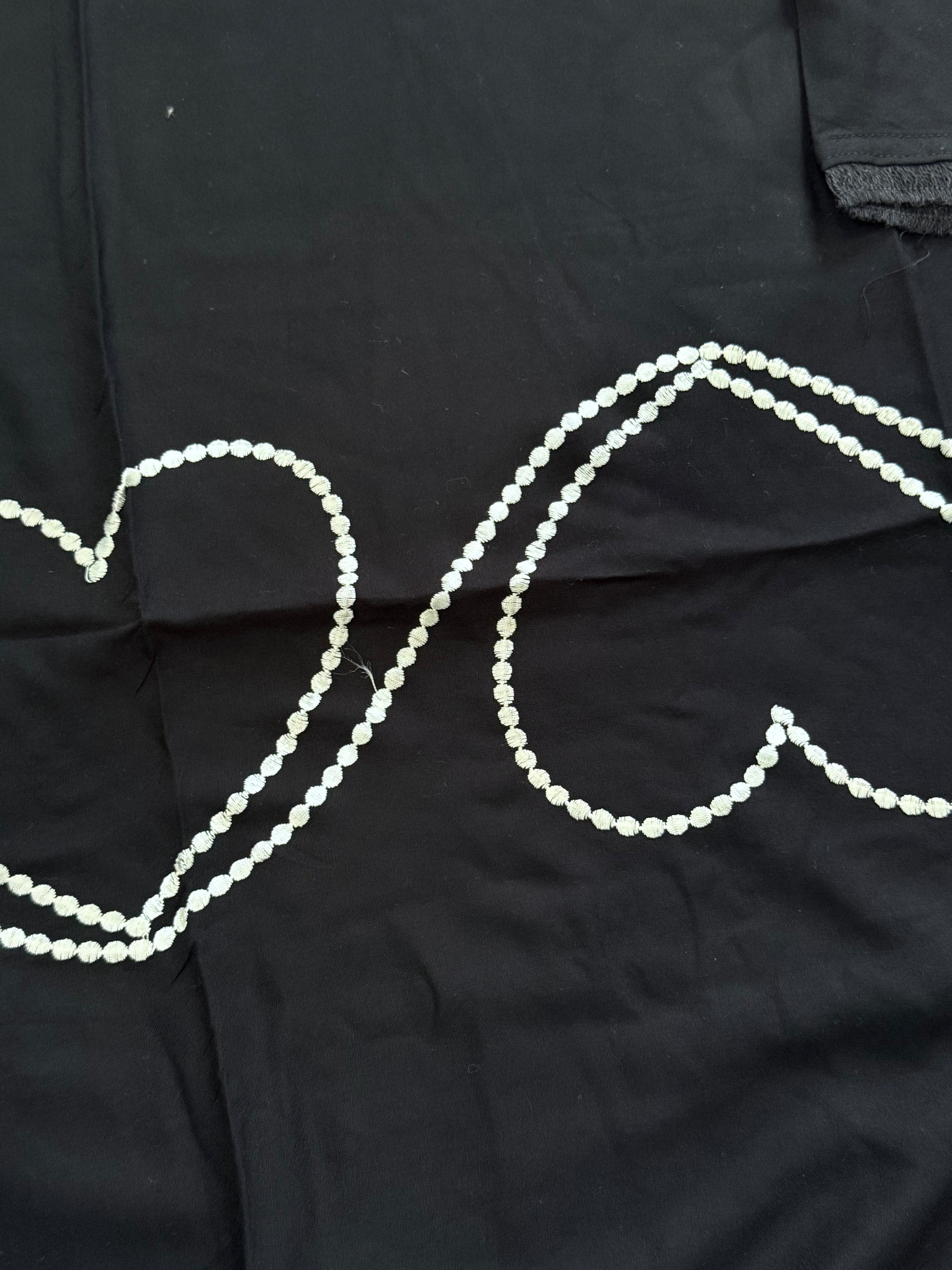 HEART BLACK FARSHI READYMADE SUIT 3 R