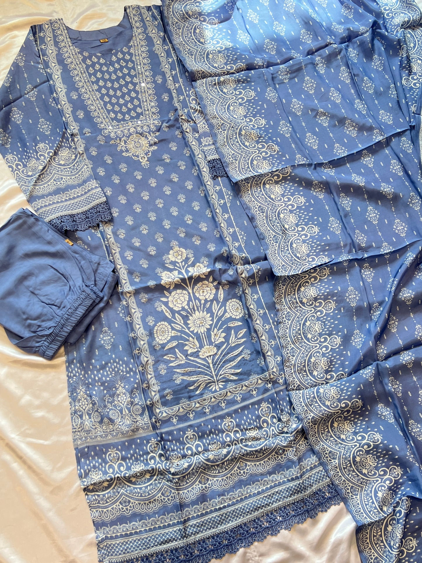 SF MUSLIN READYMADE SUIT 102