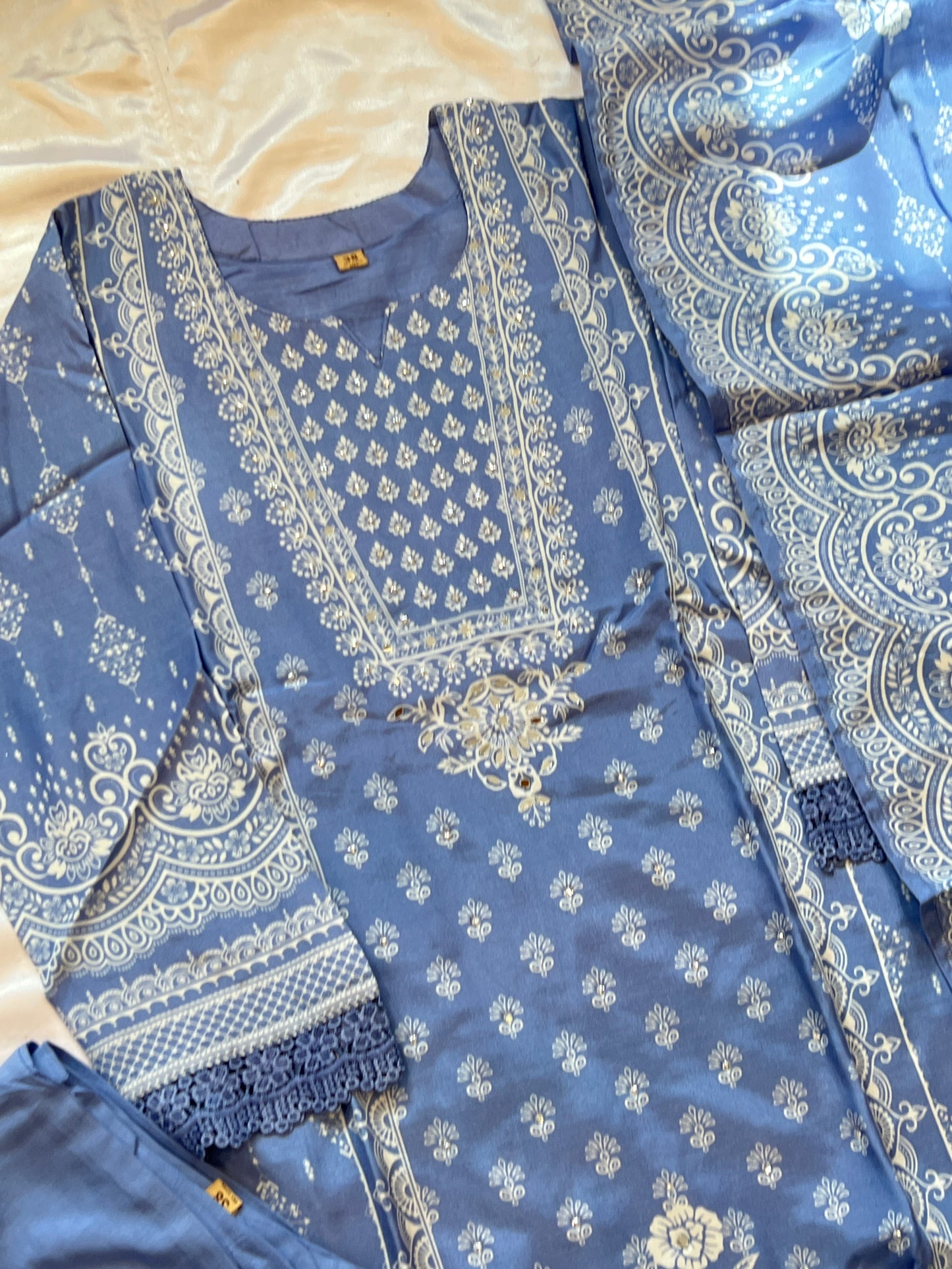 SF MUSLIN READYMADE SUIT 102