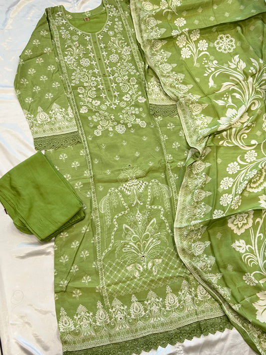 SF MUSLIN READYMADE SUIT 102