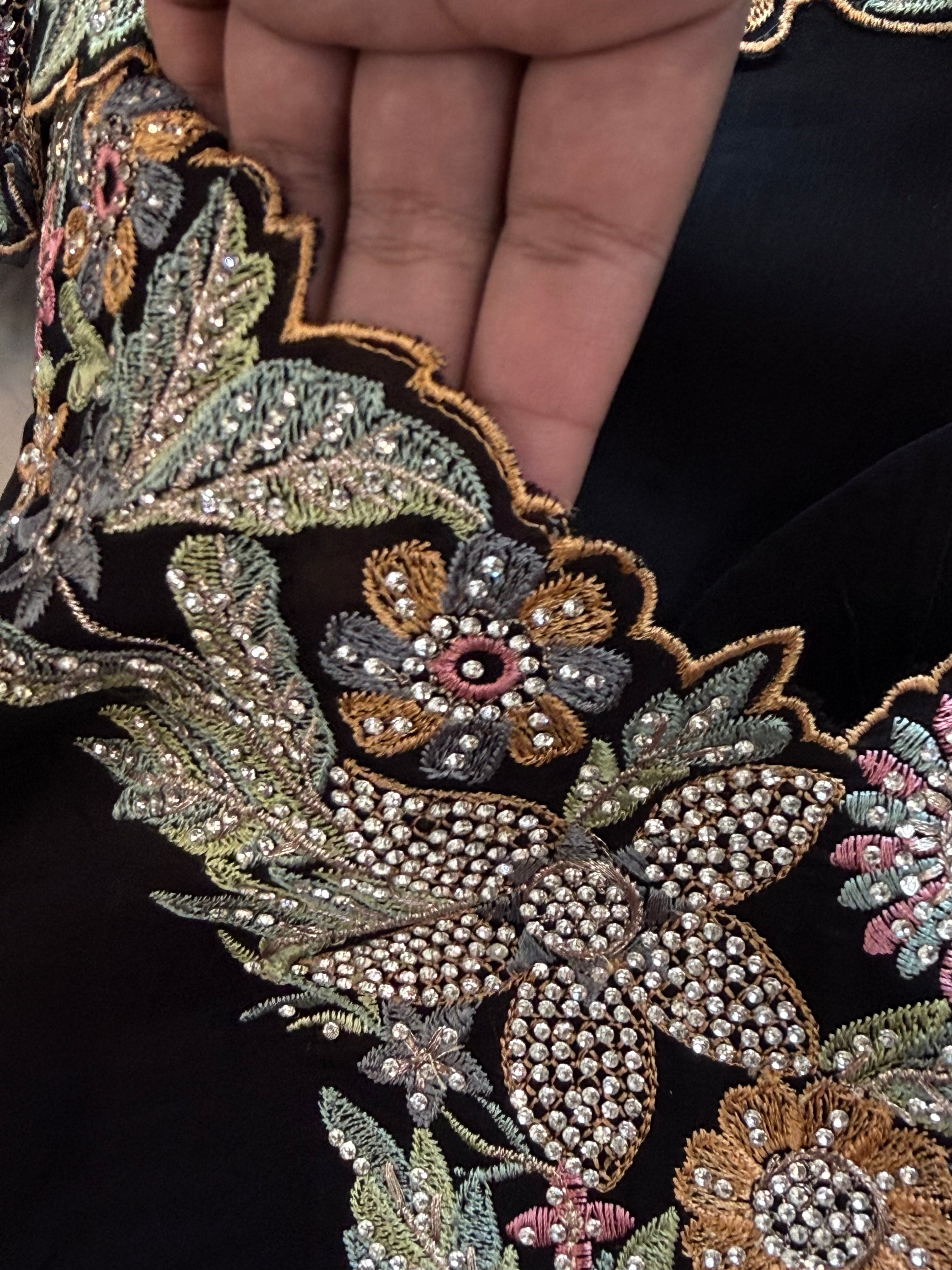 AFREEN ORGANZA EMBROIDERY SUIT 1 Q