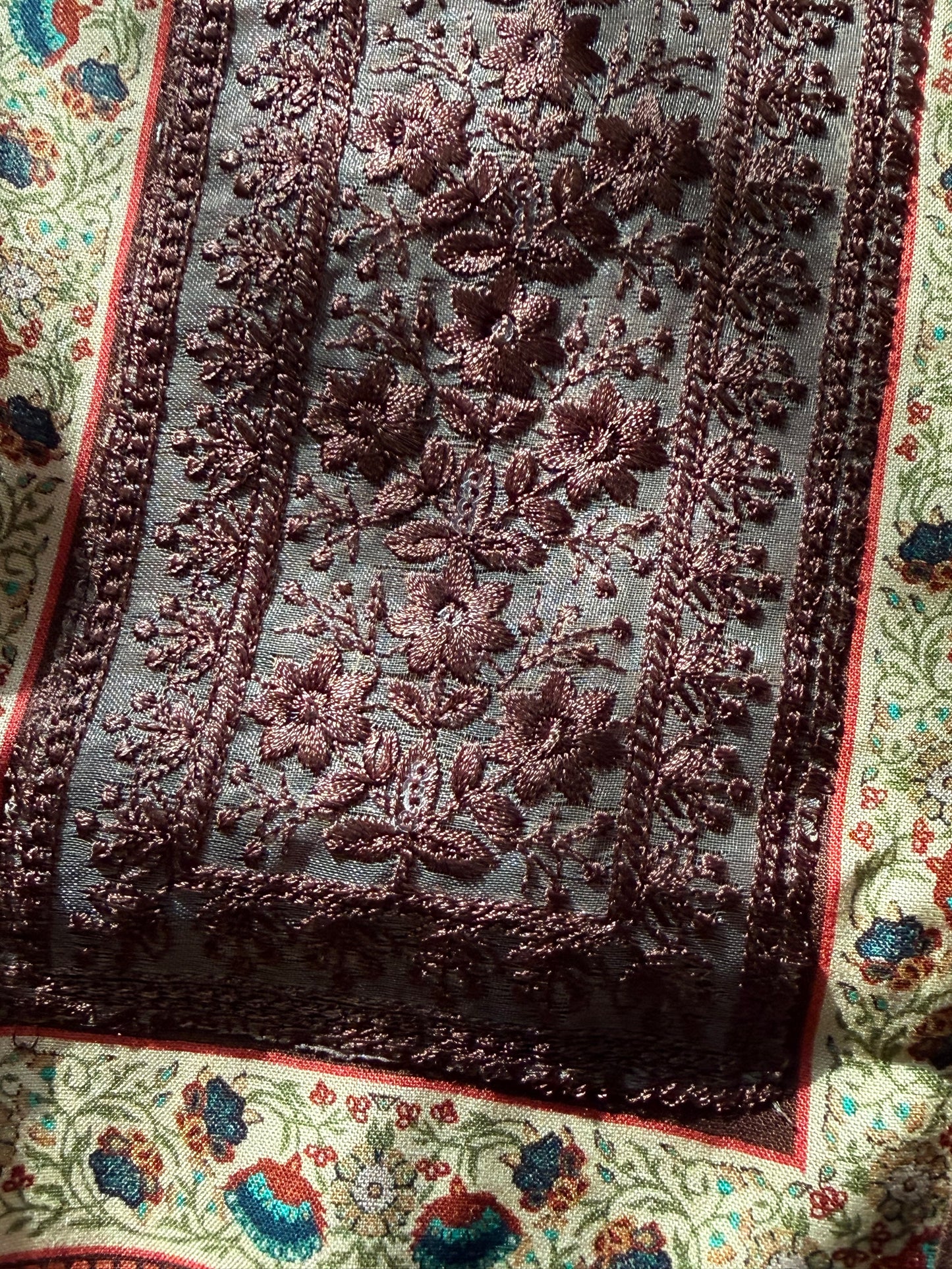 BAGH BROWN LAWN READYMADE SUIT Q