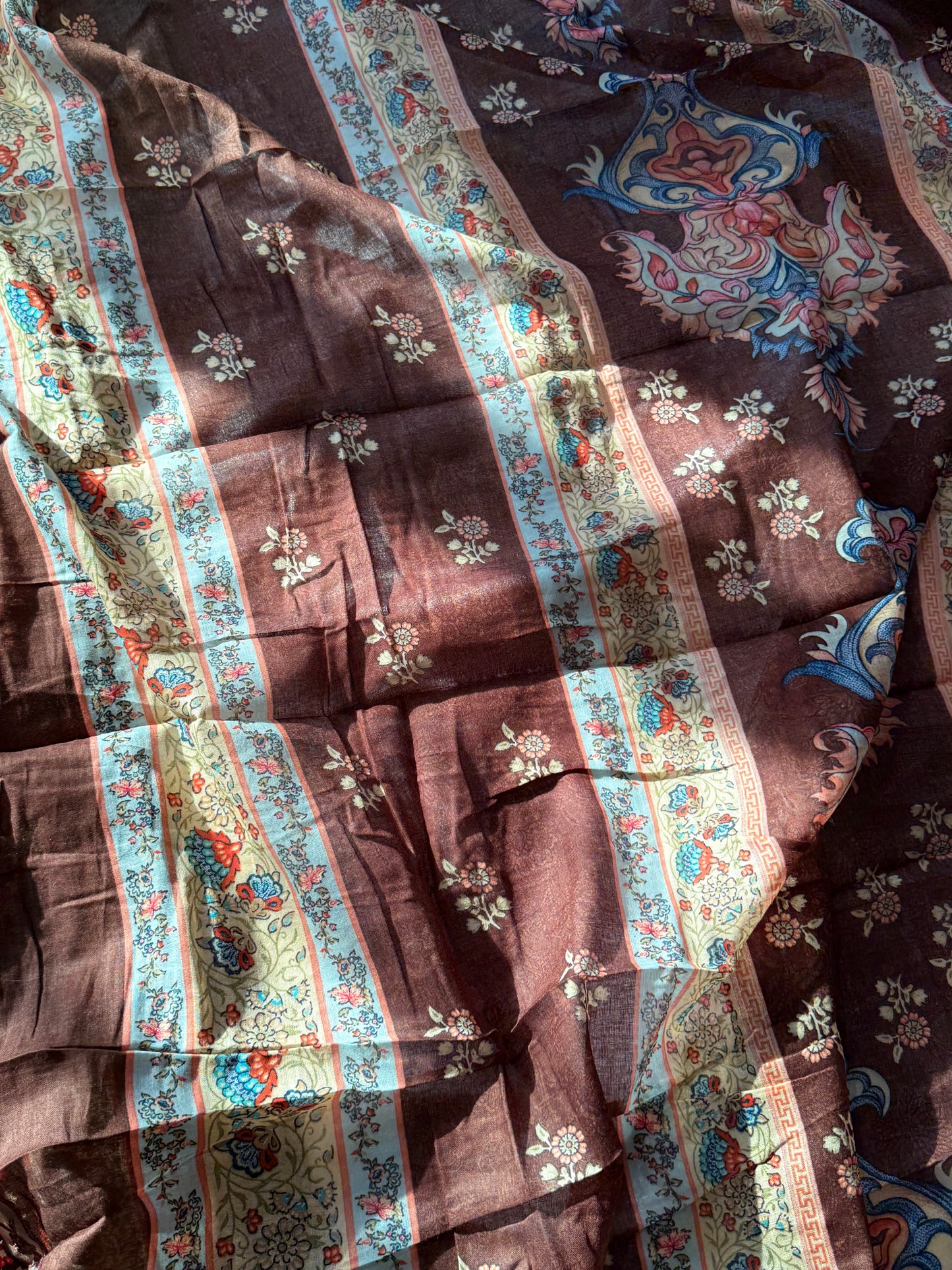 BAGH BROWN LAWN READYMADE SUIT Q