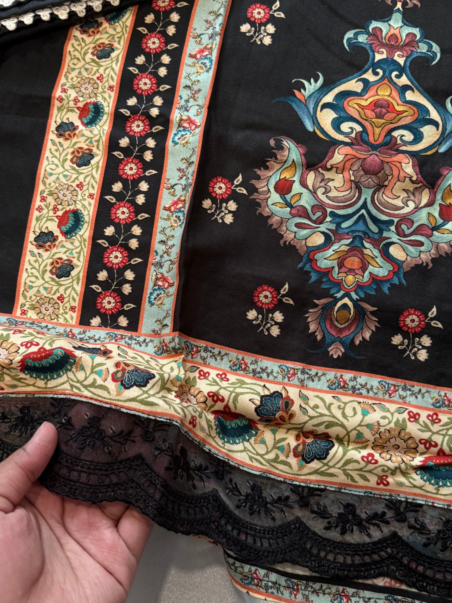 BAGH LAWN BLACK READYMADE SUIT 4 Q