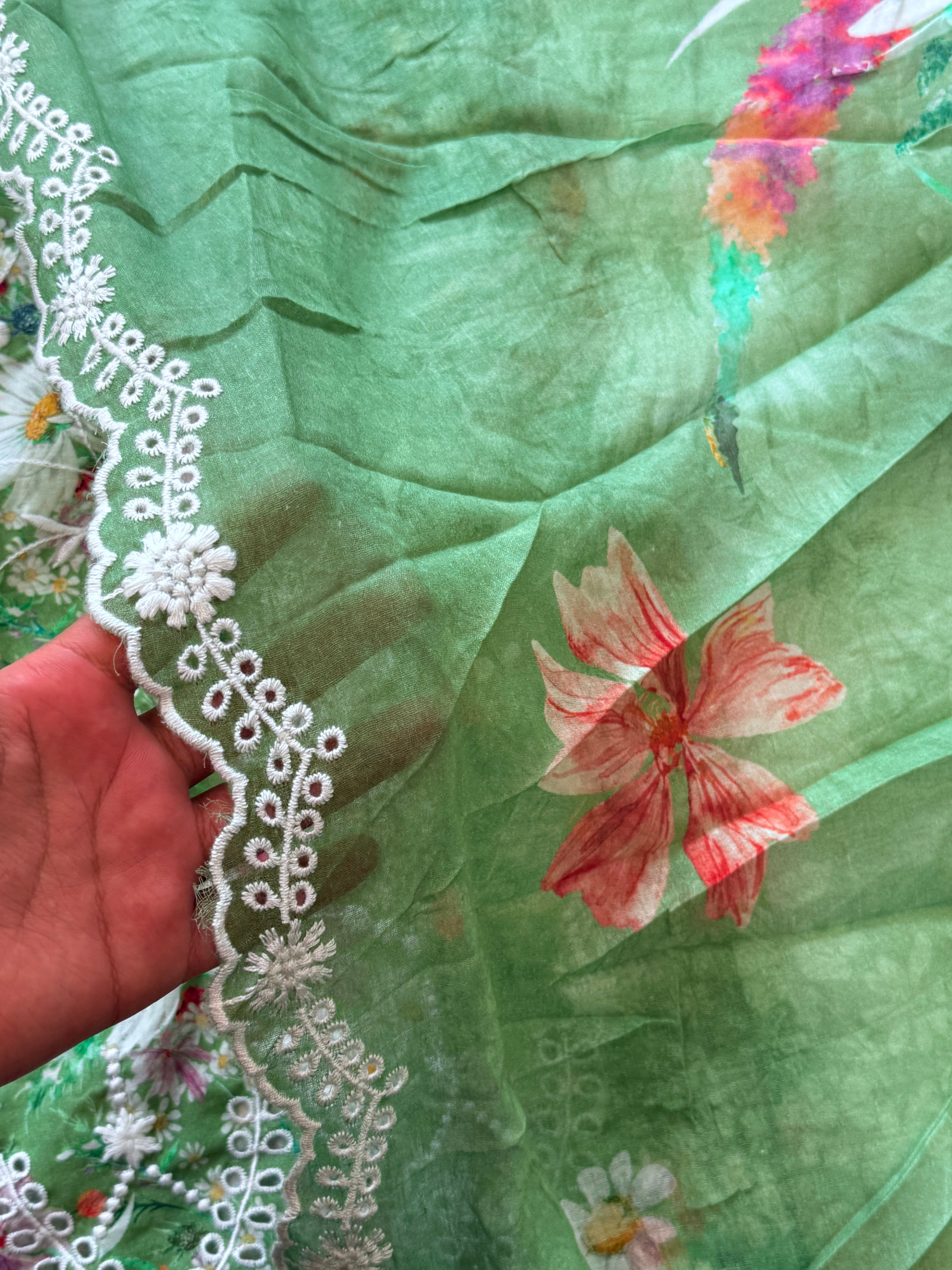BAREEZ LAWN EMBROIDERY SUIT 4 Q