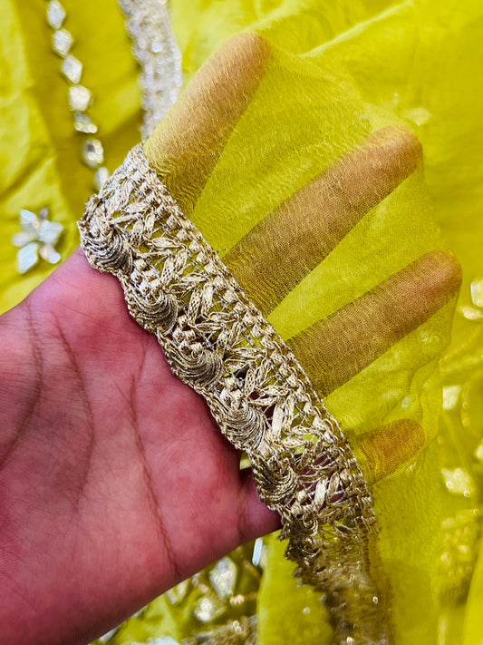 ZARQASH SHIMMAR GOTA WORK SUIT