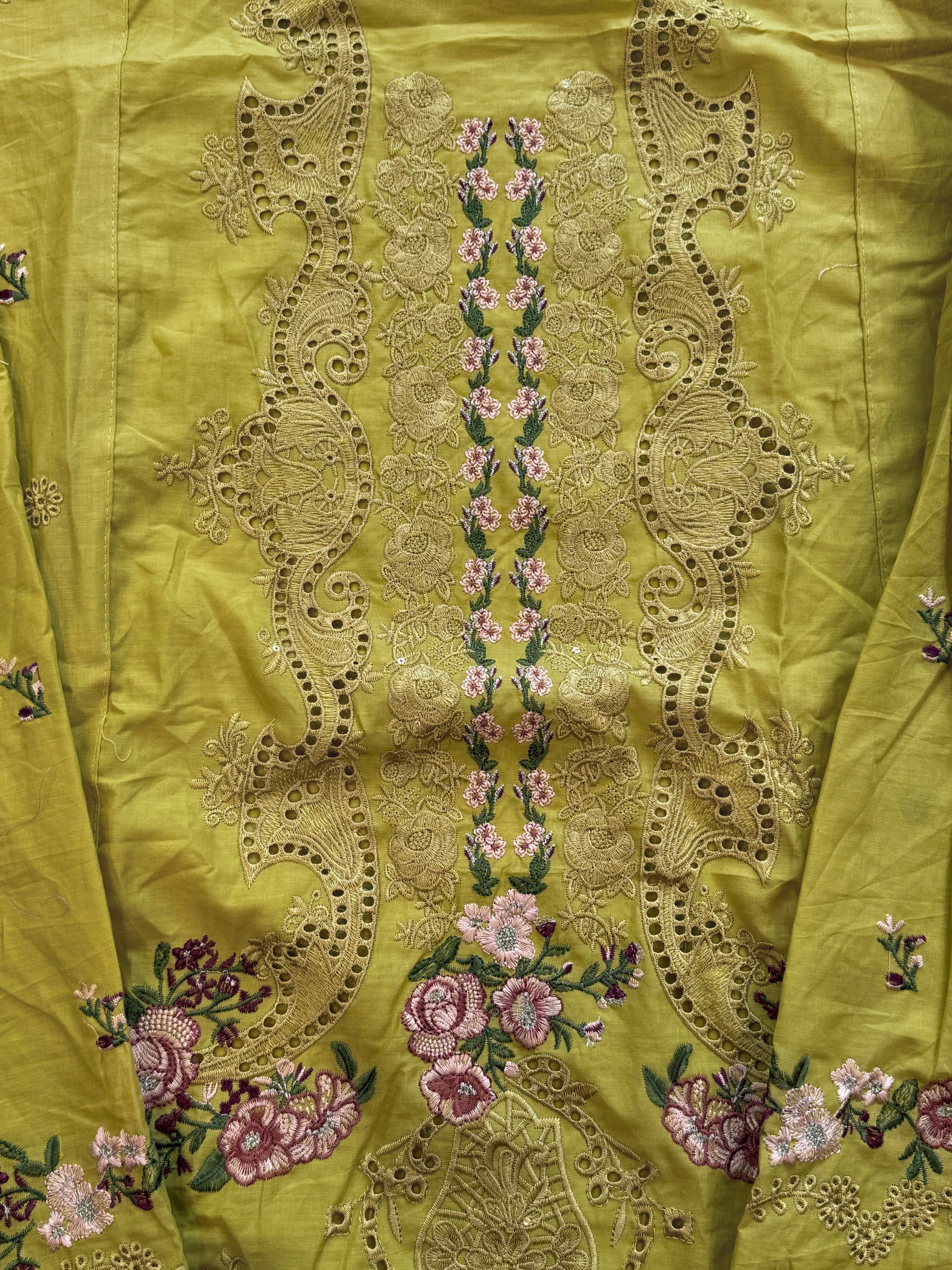 YUMNA COTTON  EMBROIDERY SUIT Q