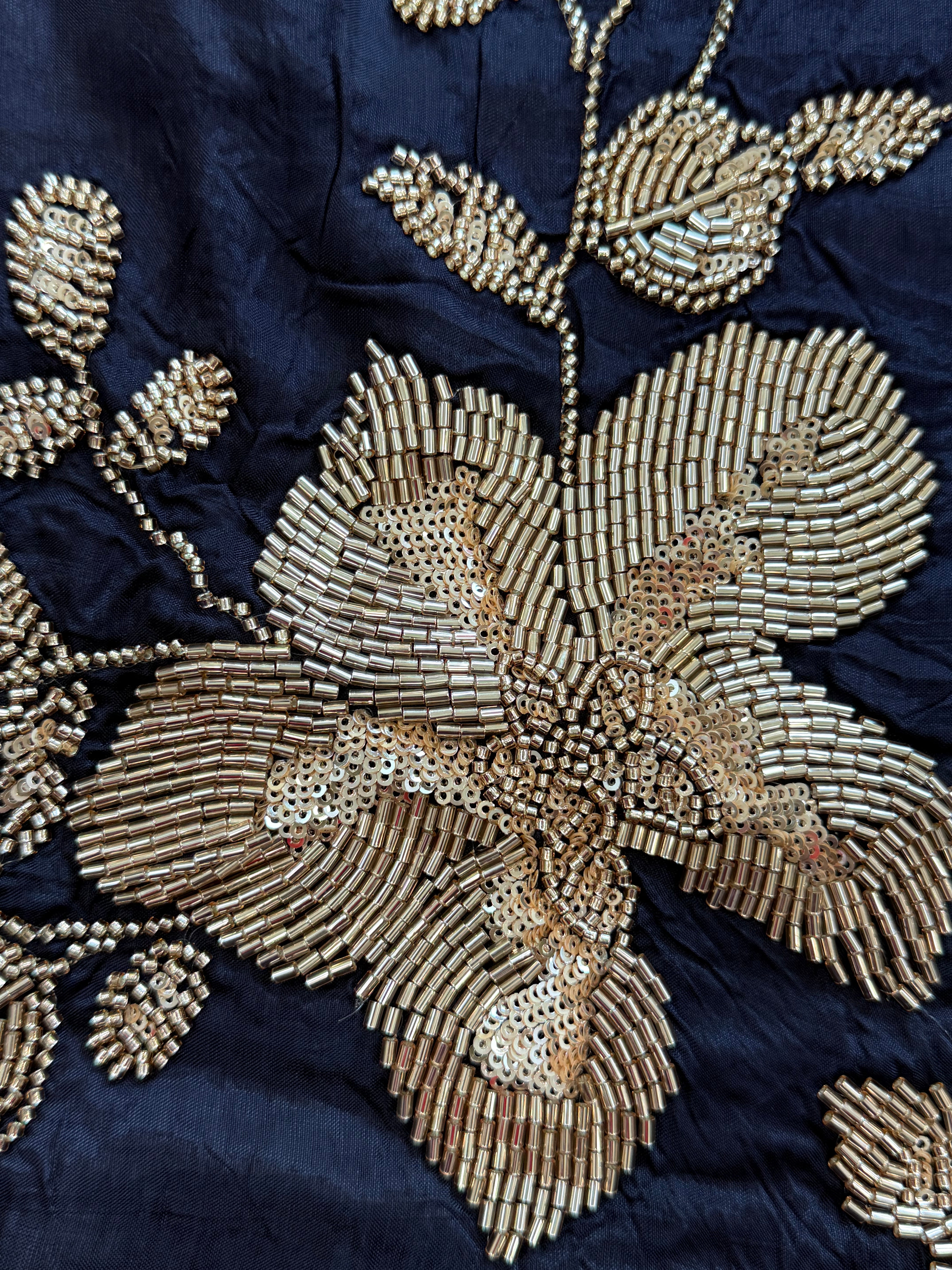 UPADA SILK BLUE READYMADE EMBROIDERY SUIT 8001 Q