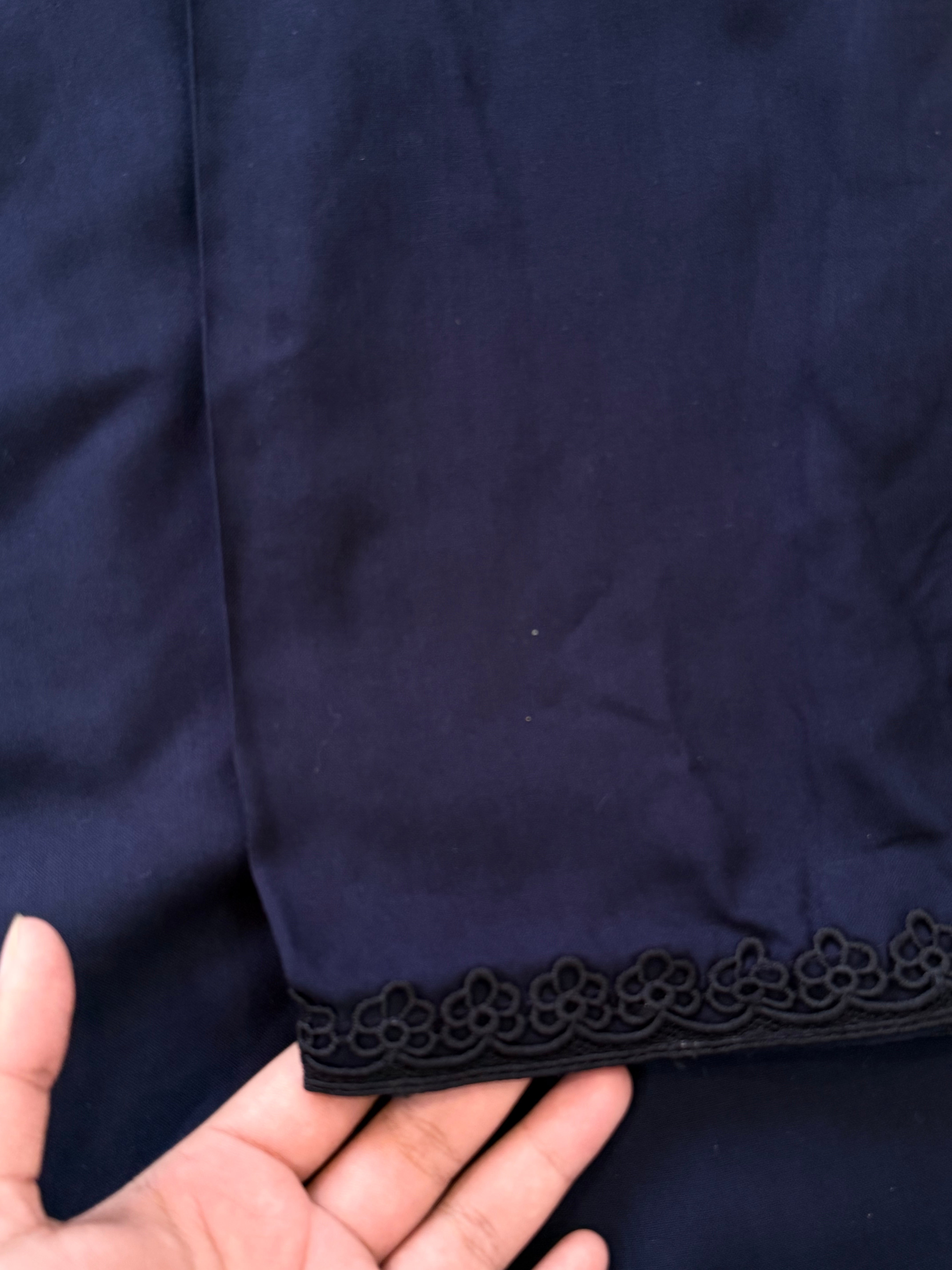 BLUE FARSHI READYMADE SUIT Q