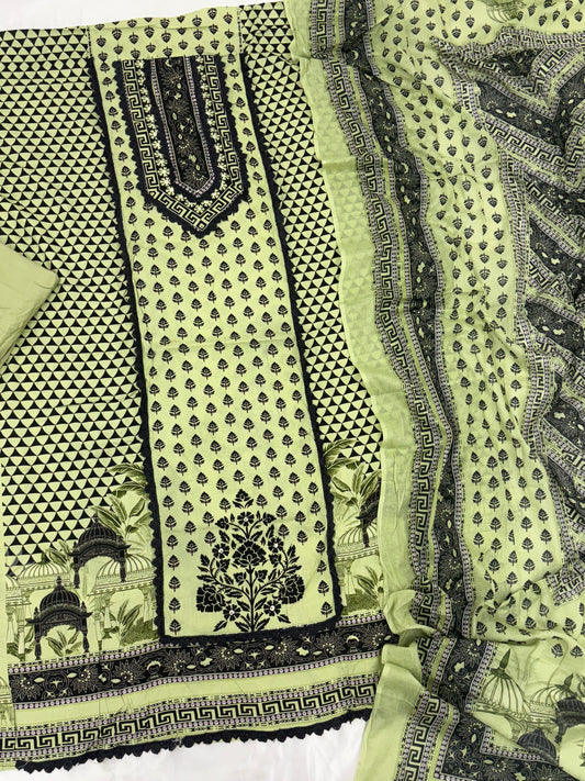 CS LAWN COTTON EMBROIDERY SUIT 7 Q