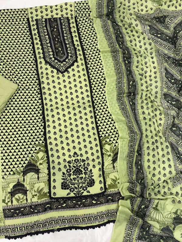 CS LAWN COTTON EMBROIDERY SUIT 7 Q