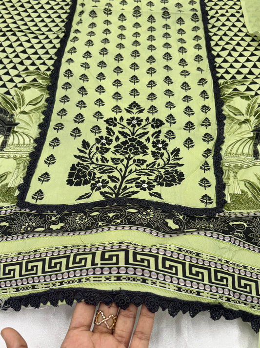 CS LAWN COTTON EMBROIDERY SUIT 7 Q