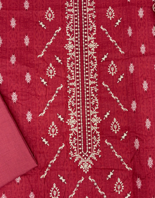 BINSAEED LAWN EMBROIDERY SUIT 3 Q