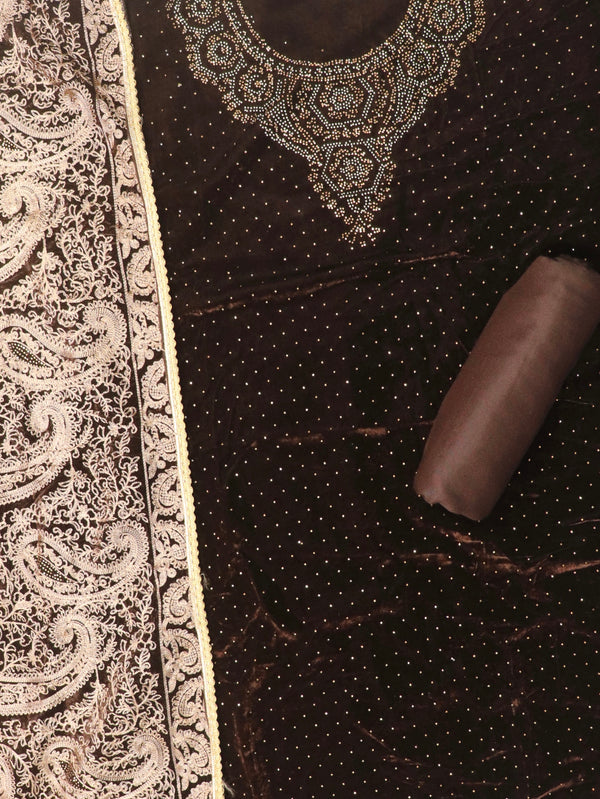 PURE VELVET SWAROVSKI WORK SUIT Q1