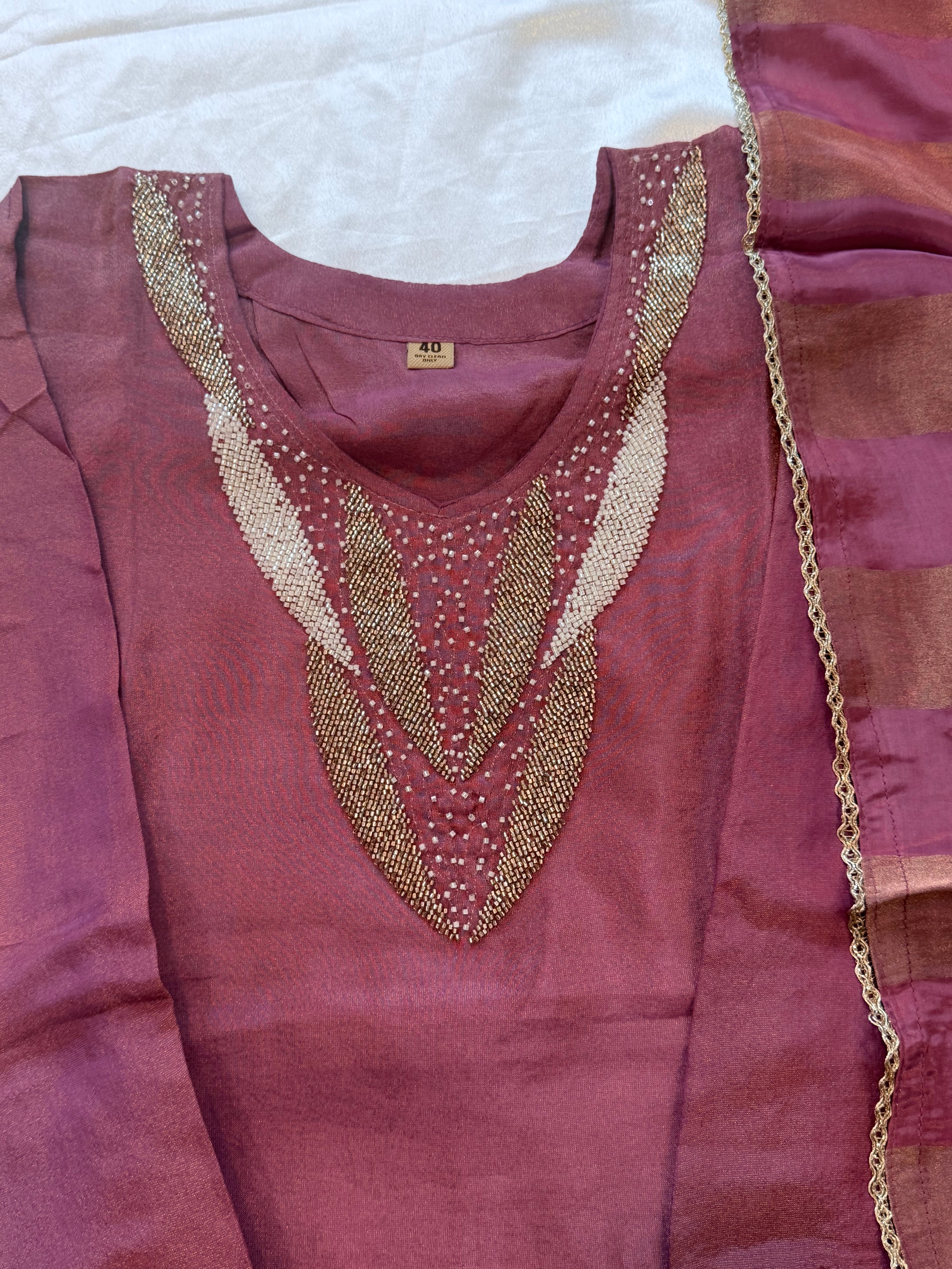 PARO ORGANZA HANDWORK SUIT 2 Q 9001