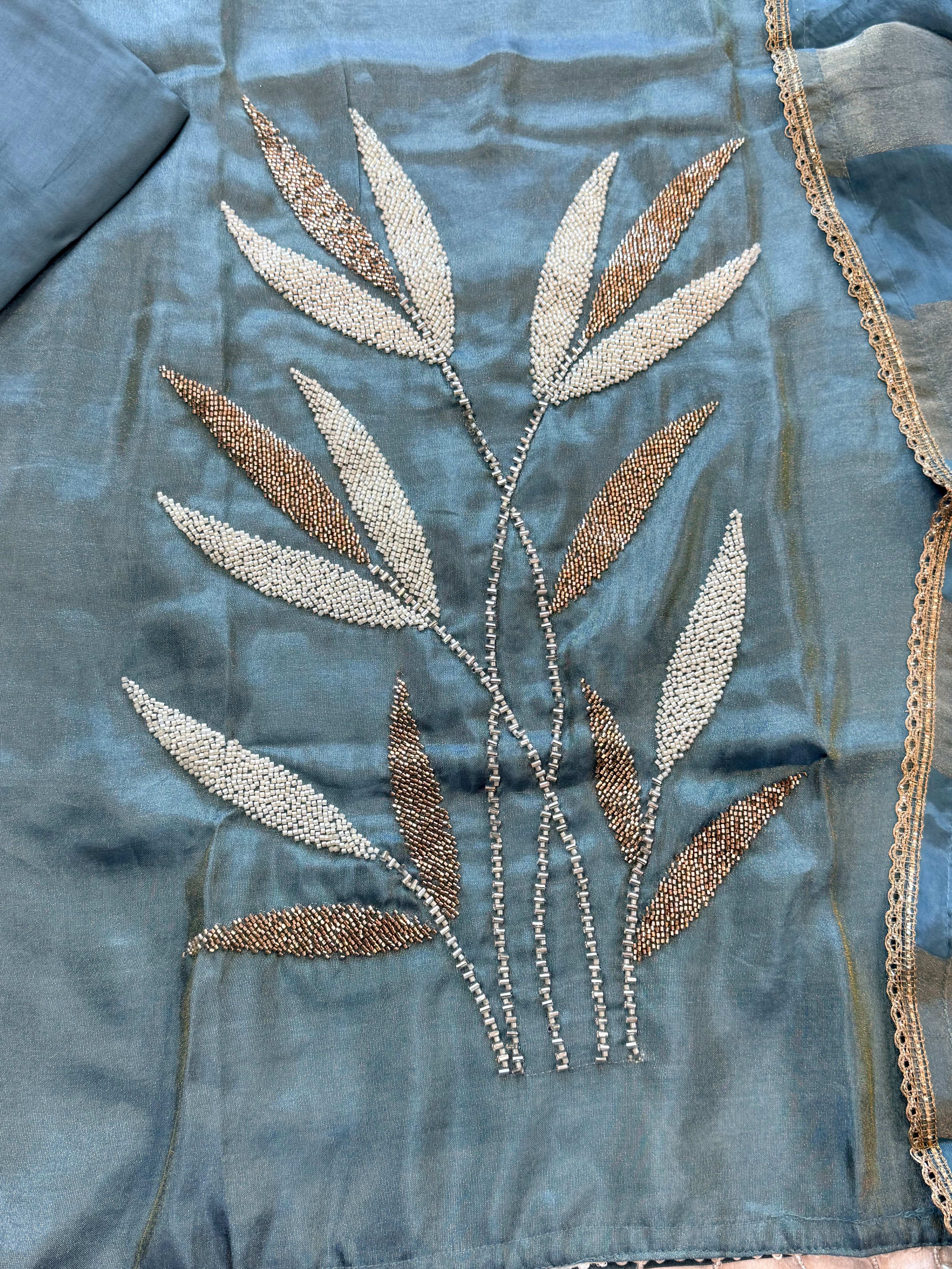 PARO ORGANZA HANDWORK SUIT 1 Q 9001