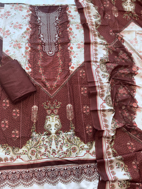 KHYBER LAWN EMBROIDERY SUIT 3 Q