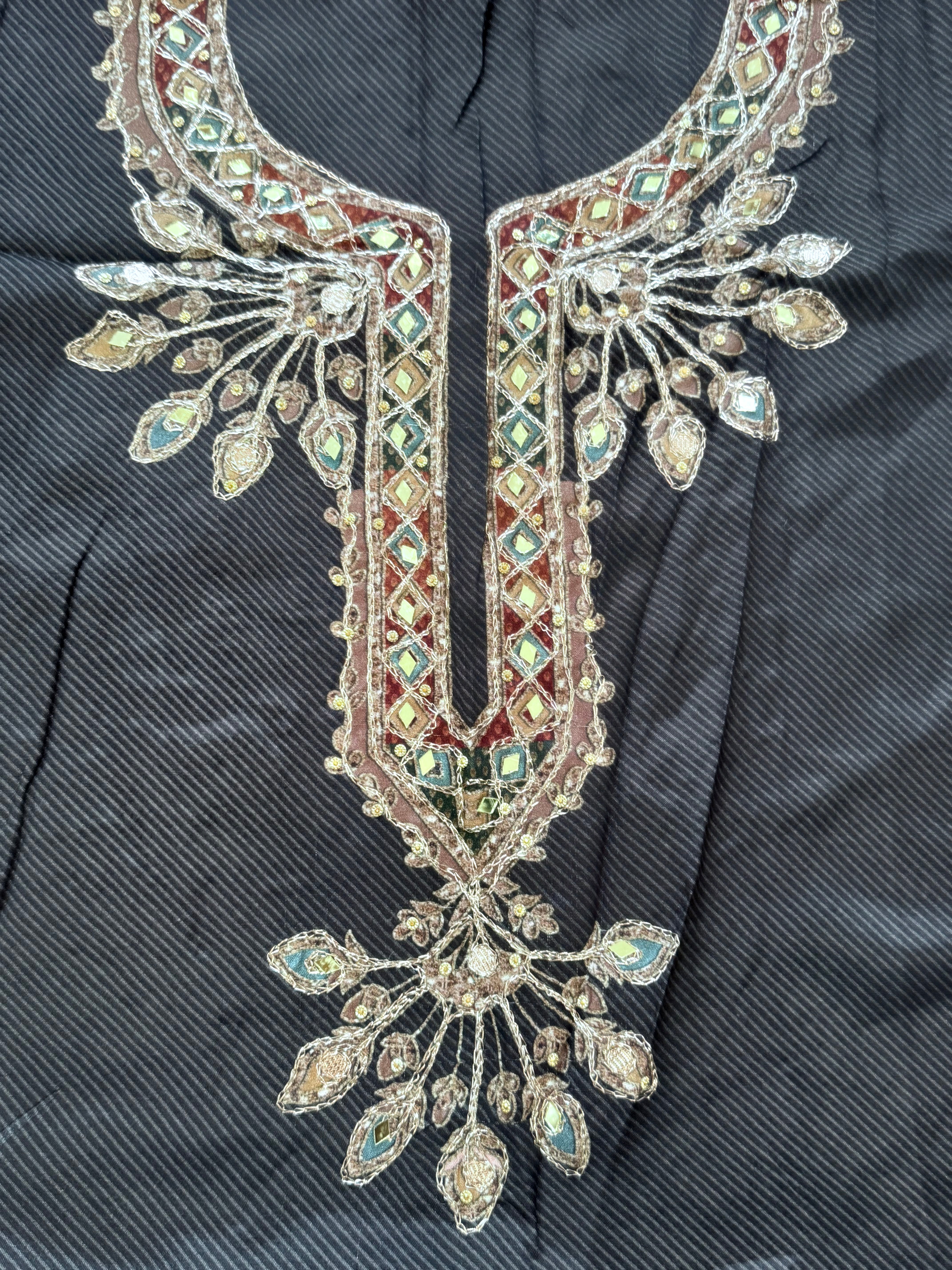 MUSLIN HAND EMBROIDERY SUIT 353 1