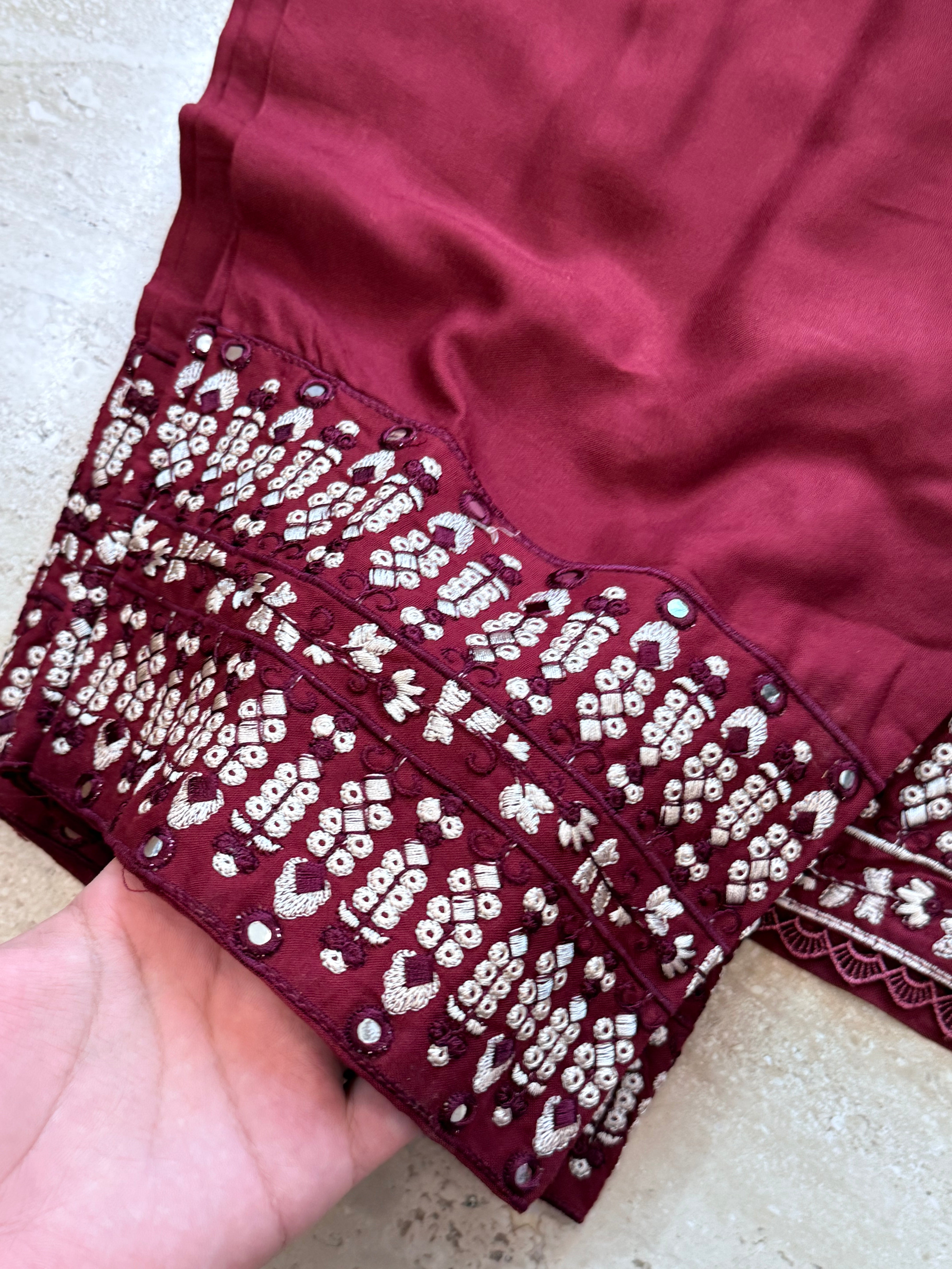 IMROZA RAYON EMBROIDERY SUIT 2