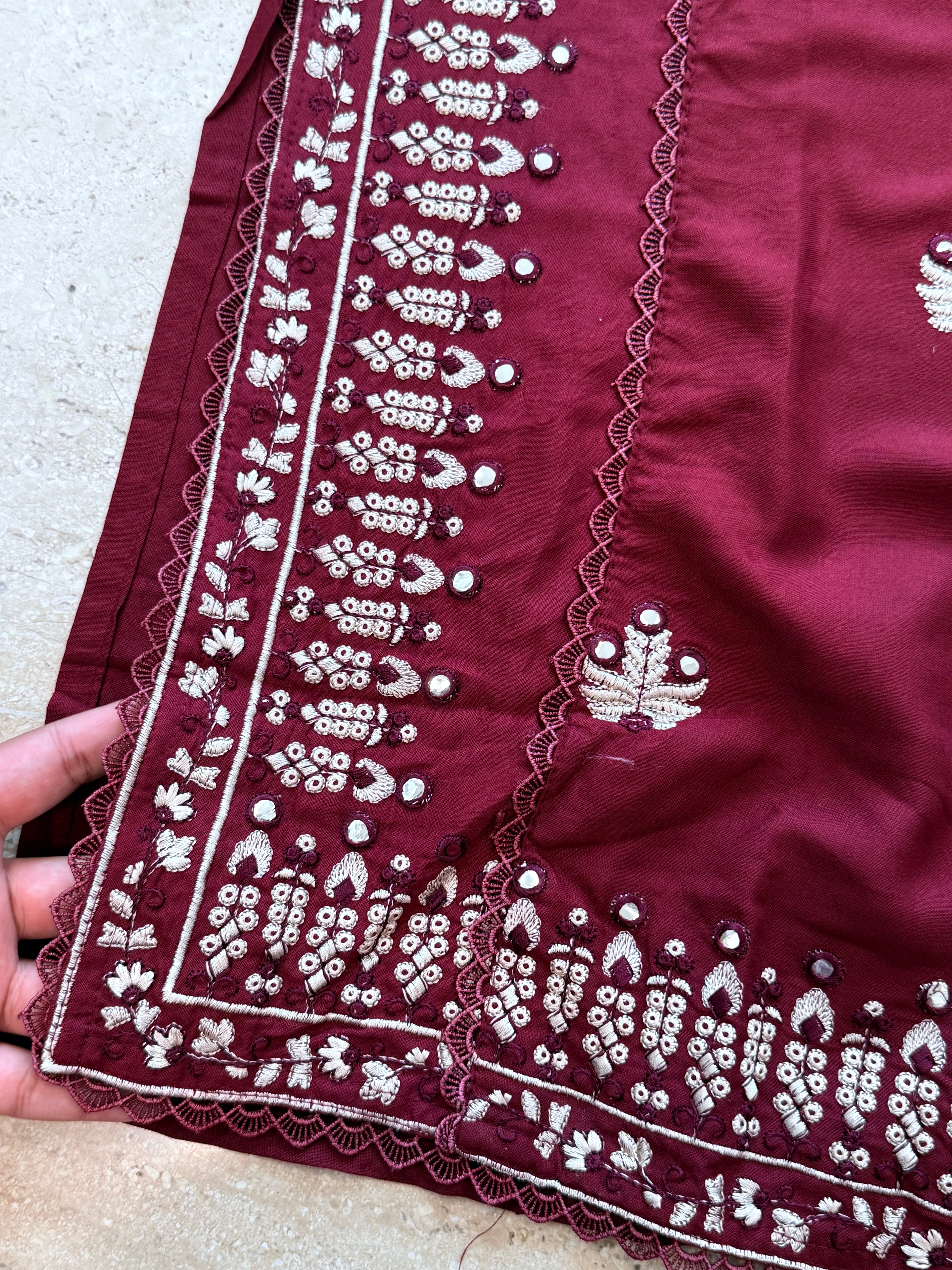 IMROZA RAYON EMBROIDERY SUIT 2