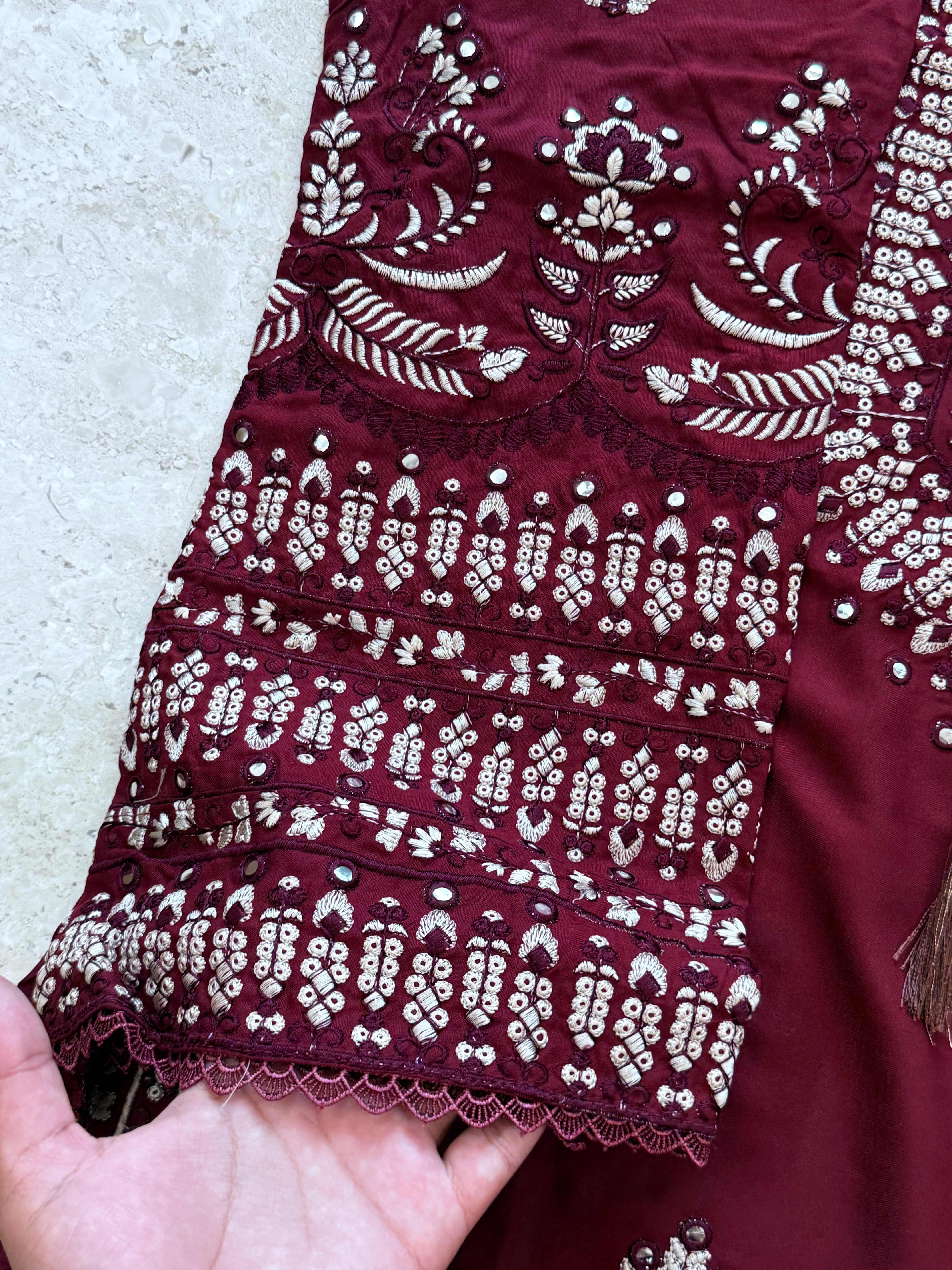IMROZA RAYON EMBROIDERY SUIT 2