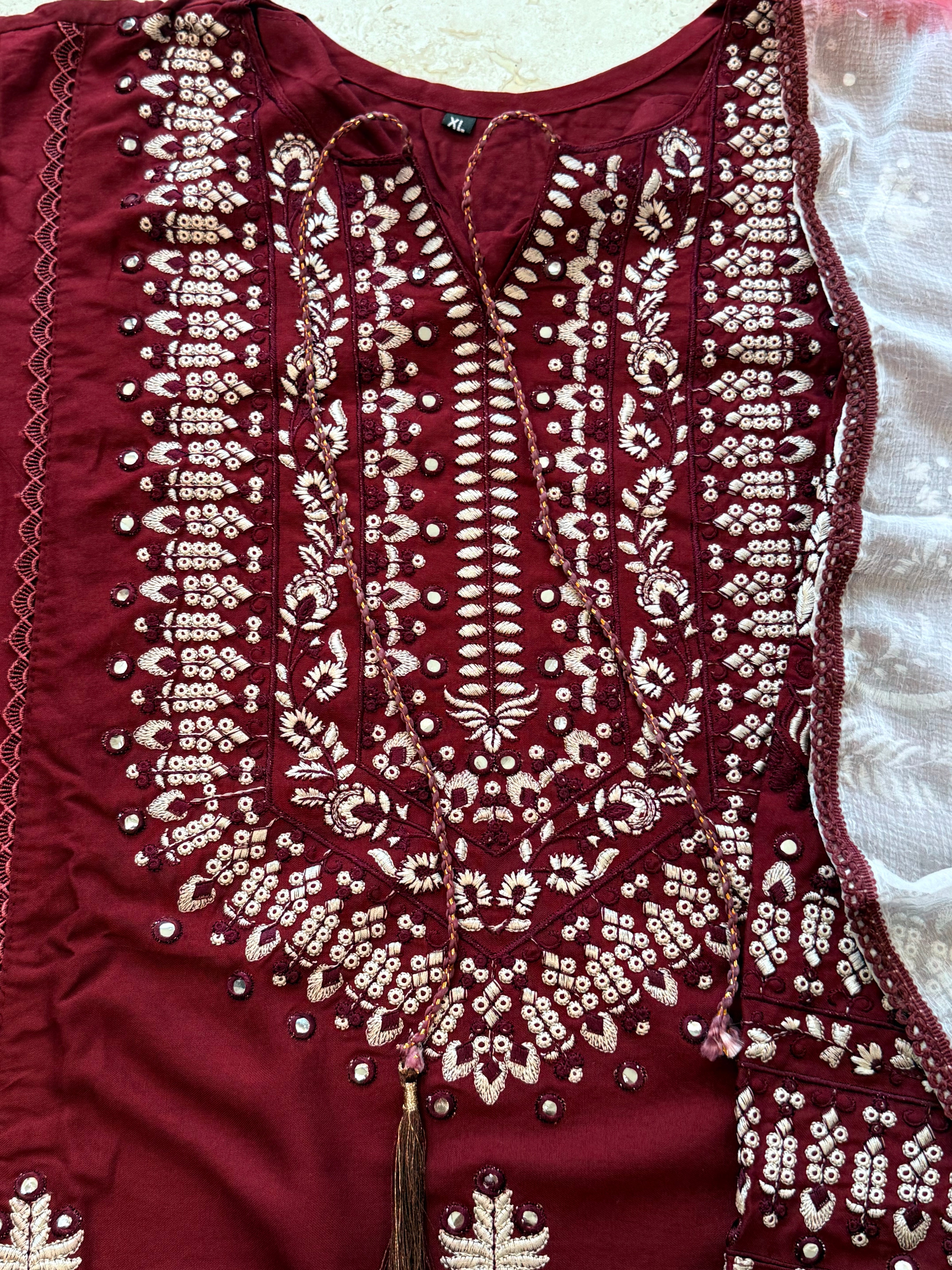 IMROZA RAYON EMBROIDERY SUIT 2