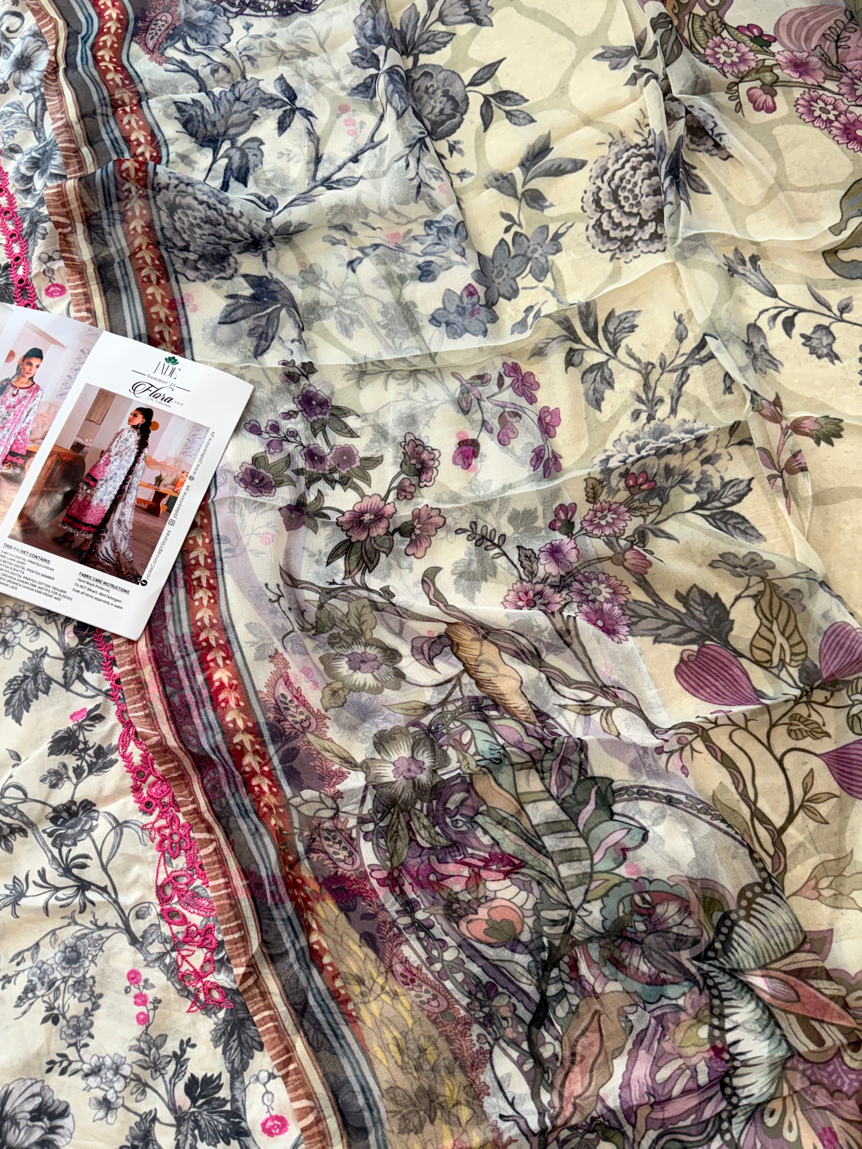 JADA FLORA LAWN SUIT 1 Q