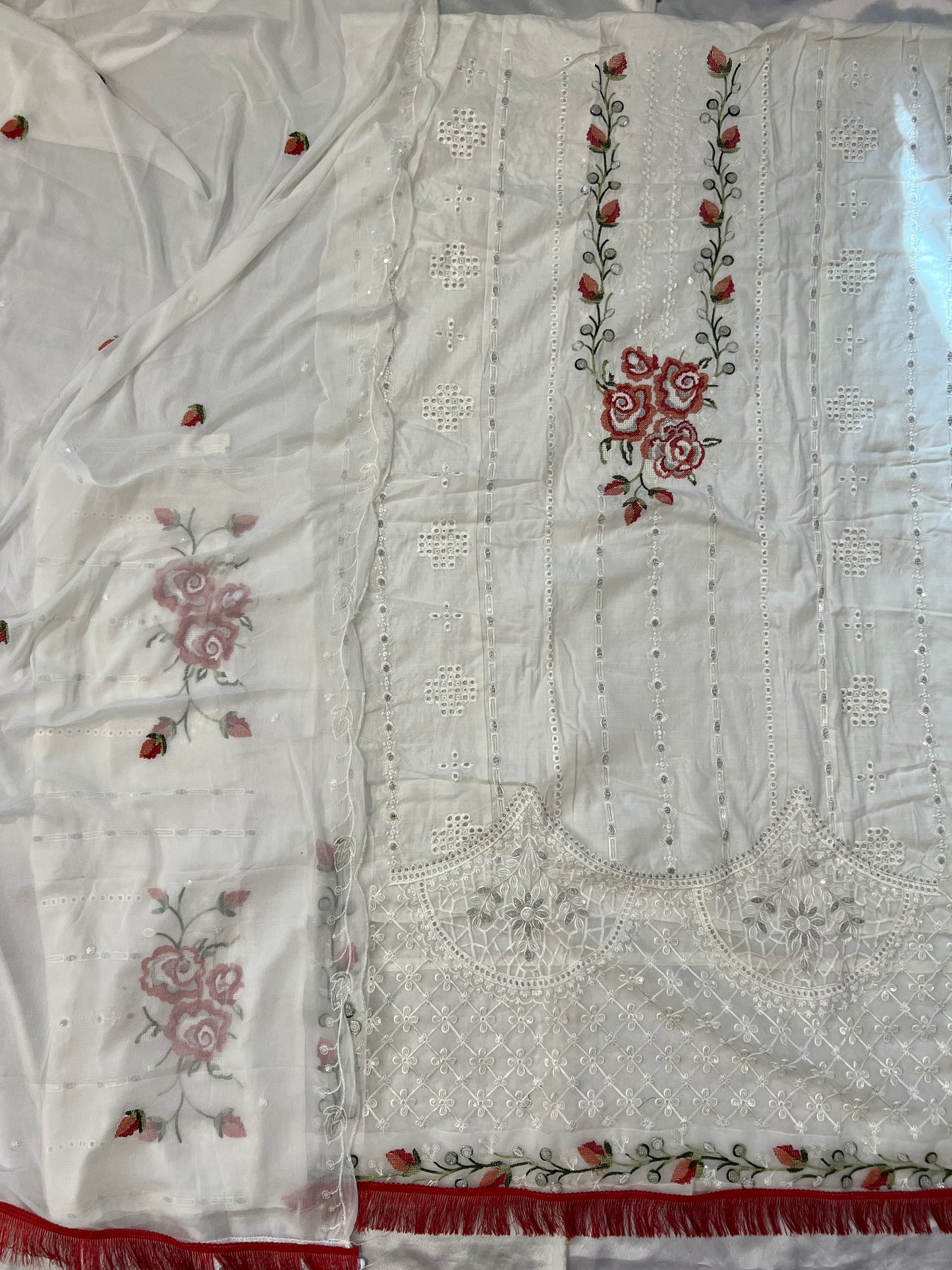 HARSHA WHITE LAWN EMBROIDERY SUIT