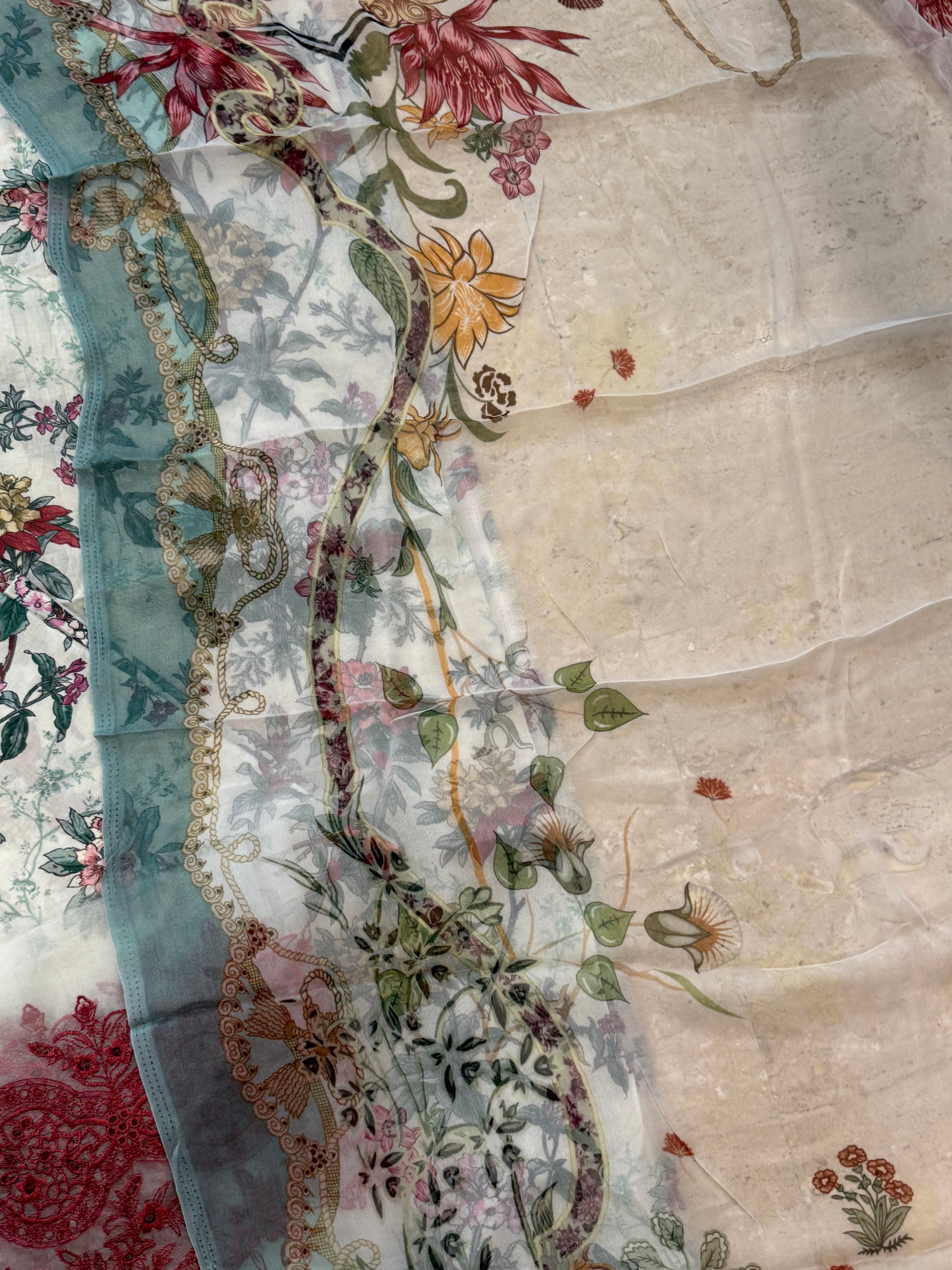 JADA FLORA LAWN SUIT 3 Q