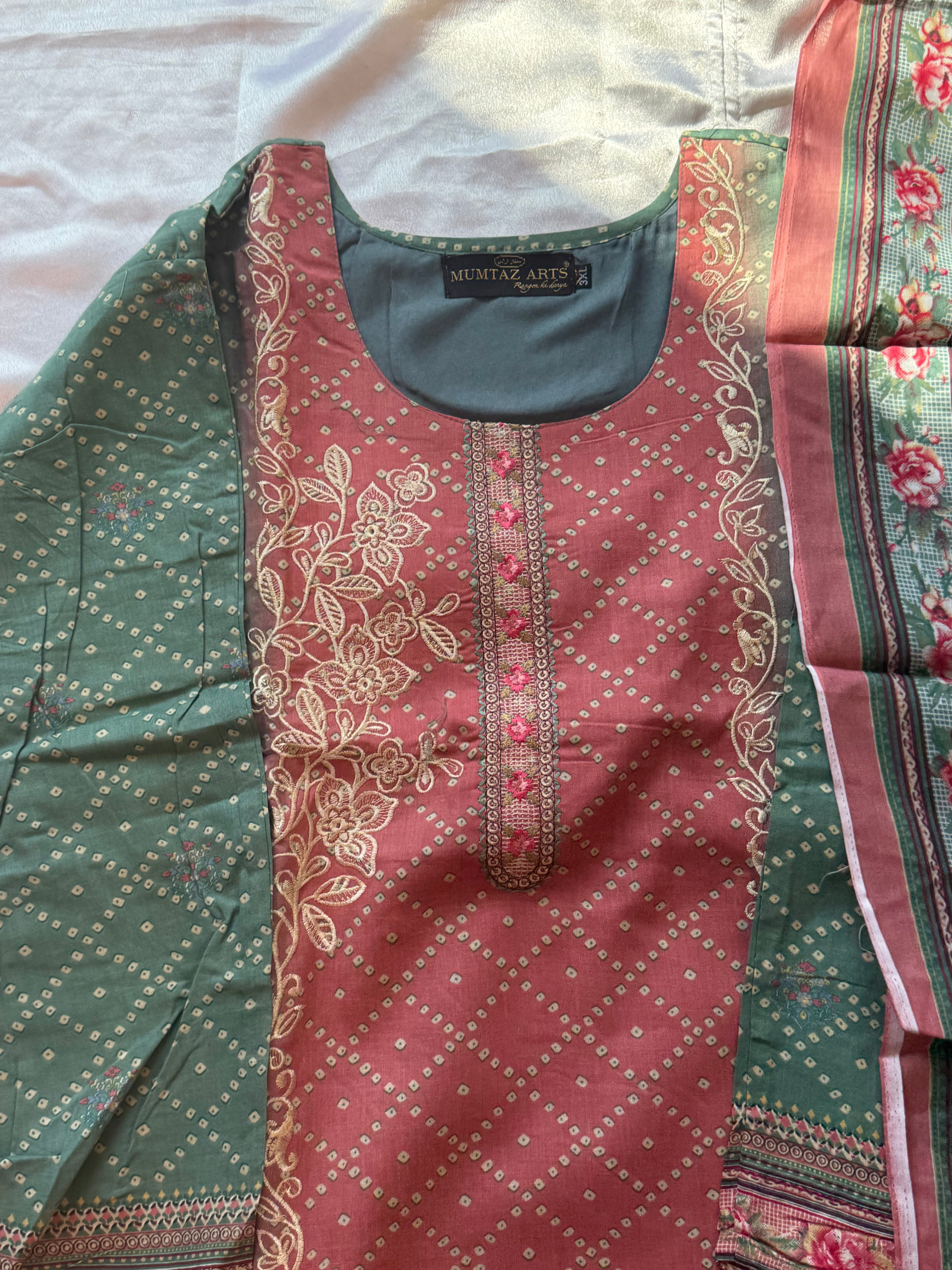 SAAJ COTTON READYMADE SUIT 1 Q