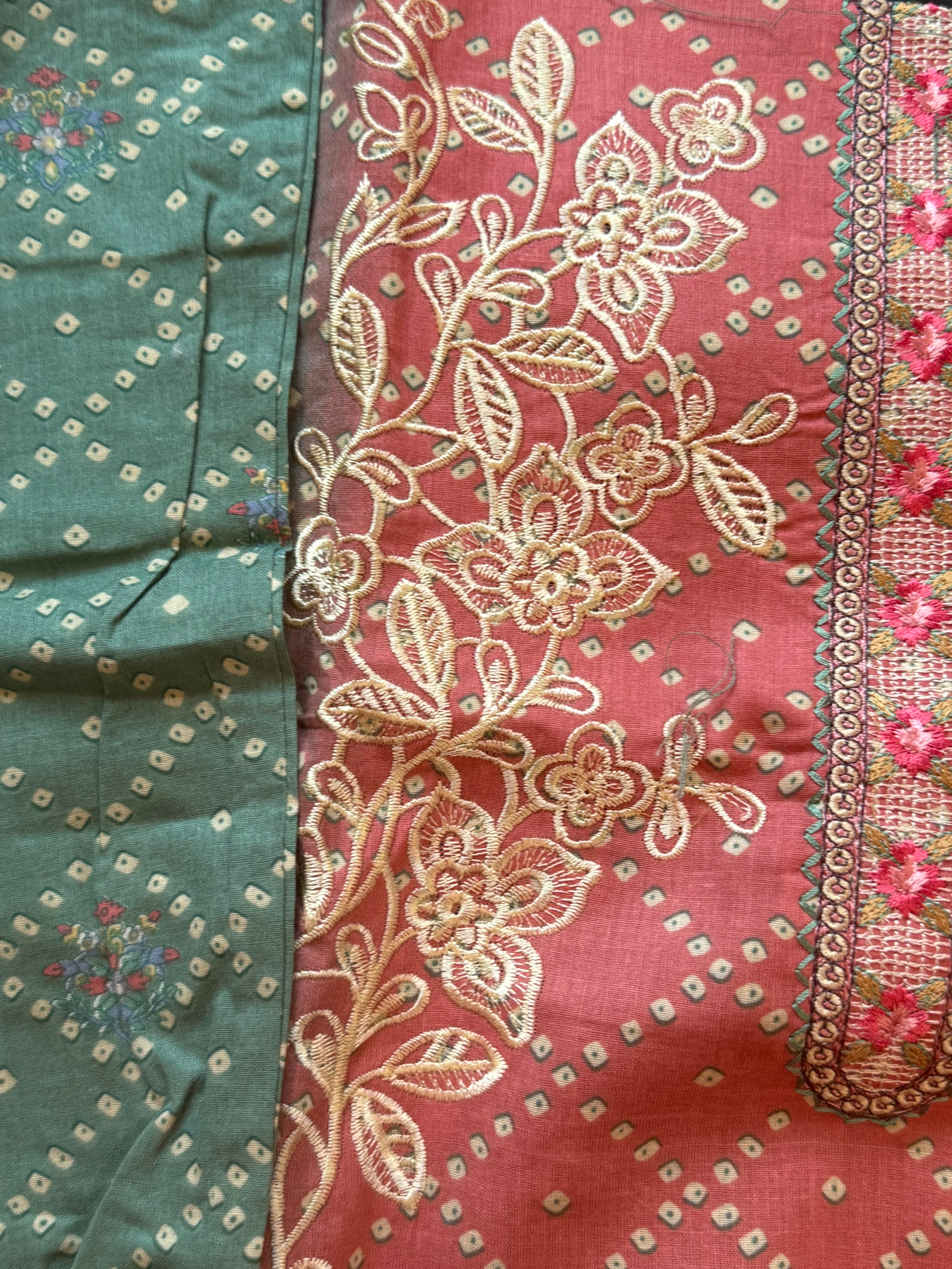 SAAJ COTTON READYMADE SUIT 1 Q