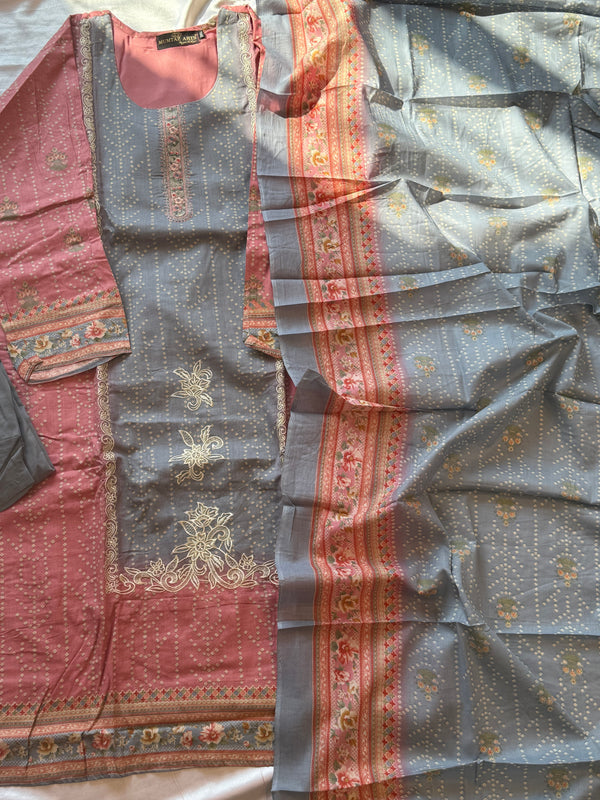 SAAJ COTTON READYMADE SUIT 6 Q