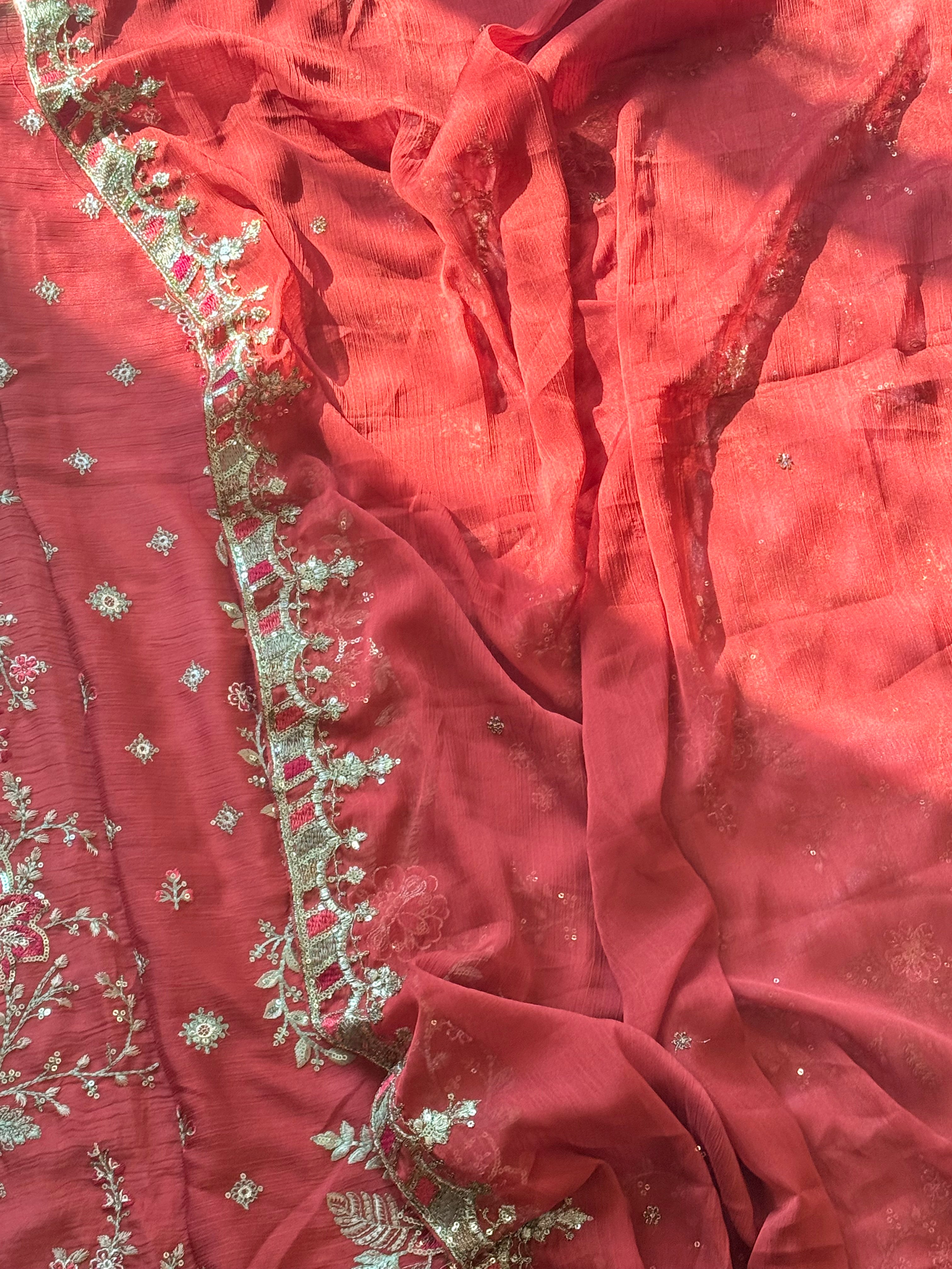 NOOR-E-CHIFFON EMBROIDERY SUIT