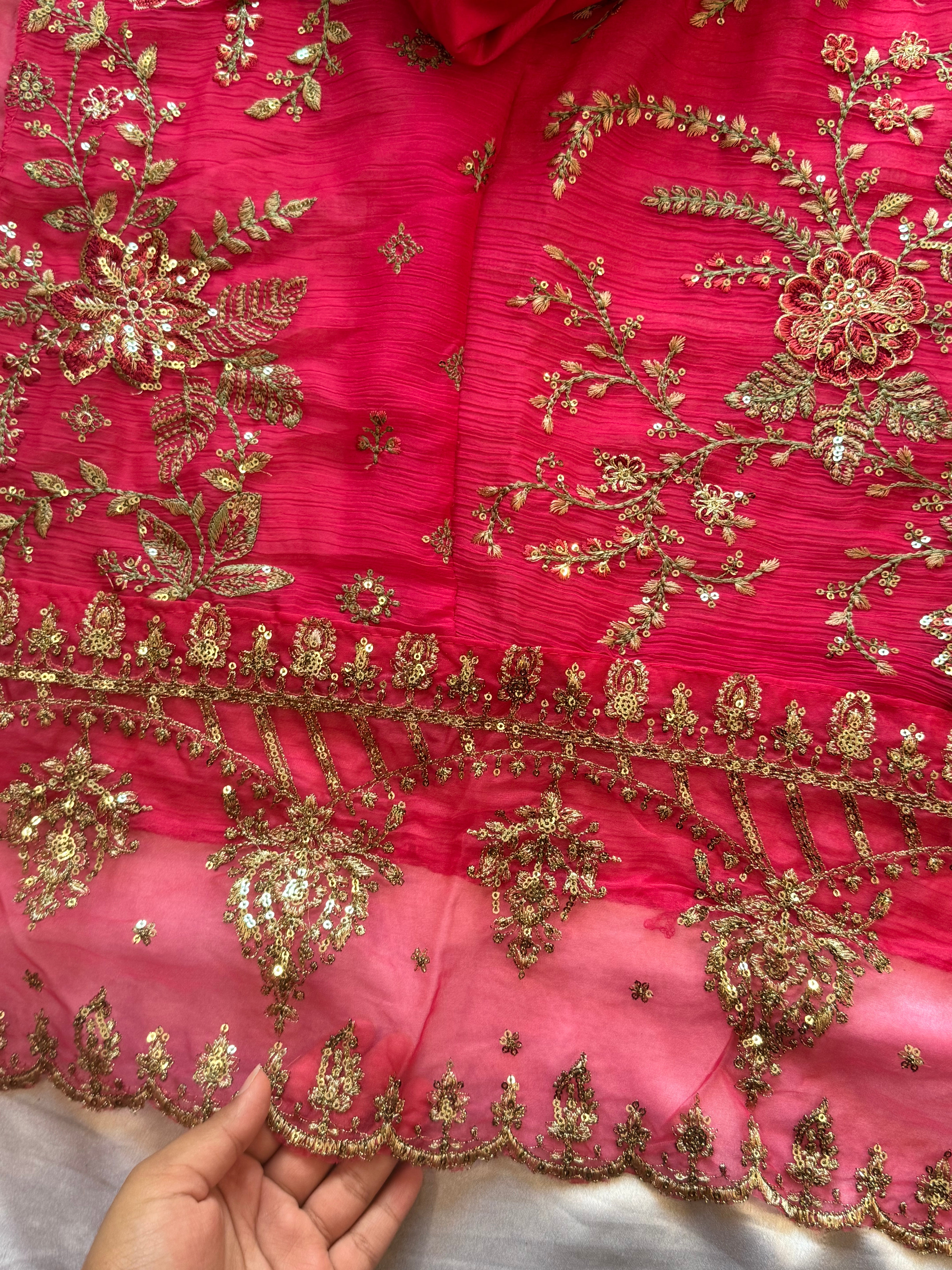 NOOR-E-CHIFFON EMBROIDERY SUIT Q
