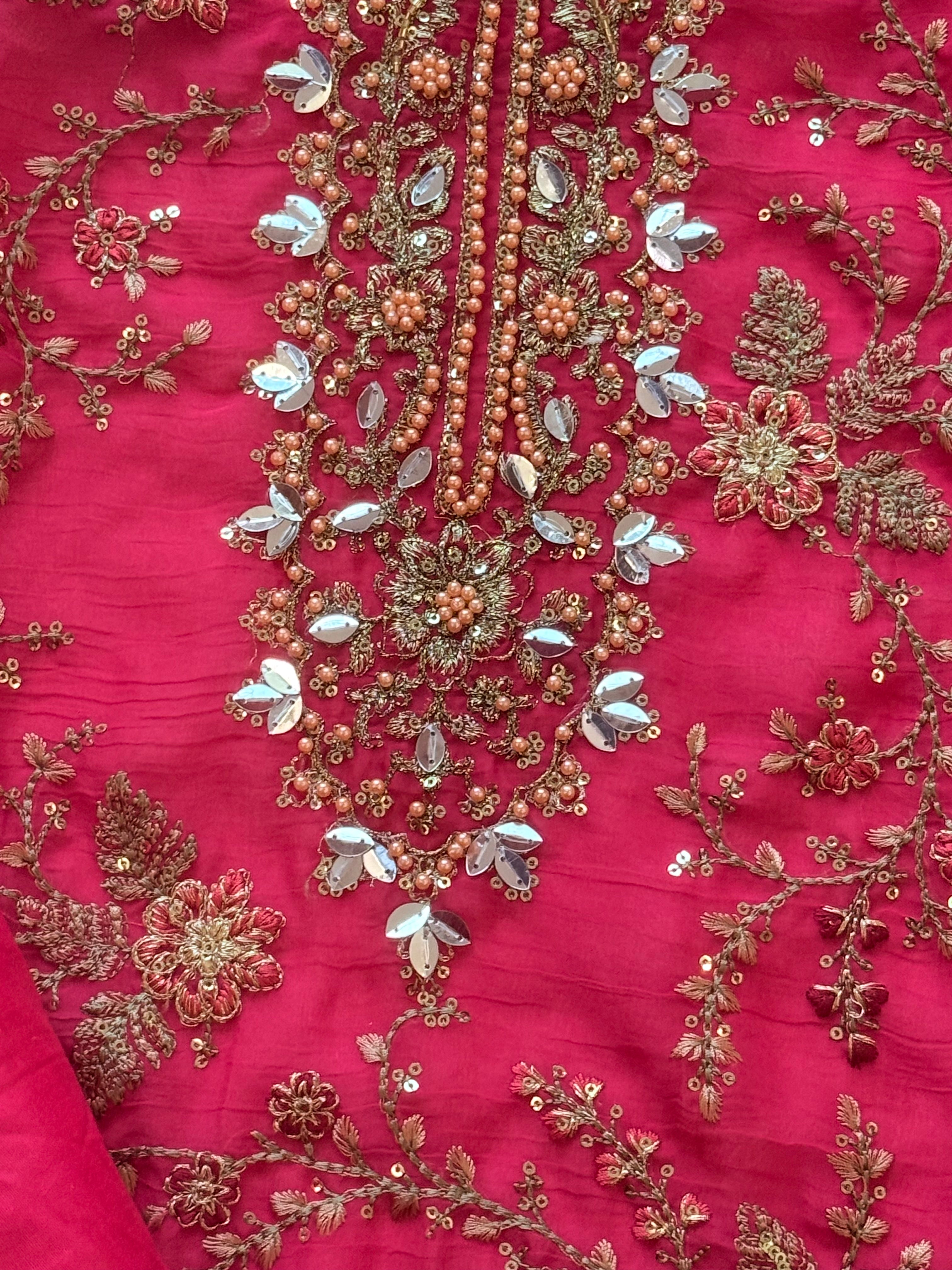 NOOR-E-CHIFFON EMBROIDERY SUIT Q