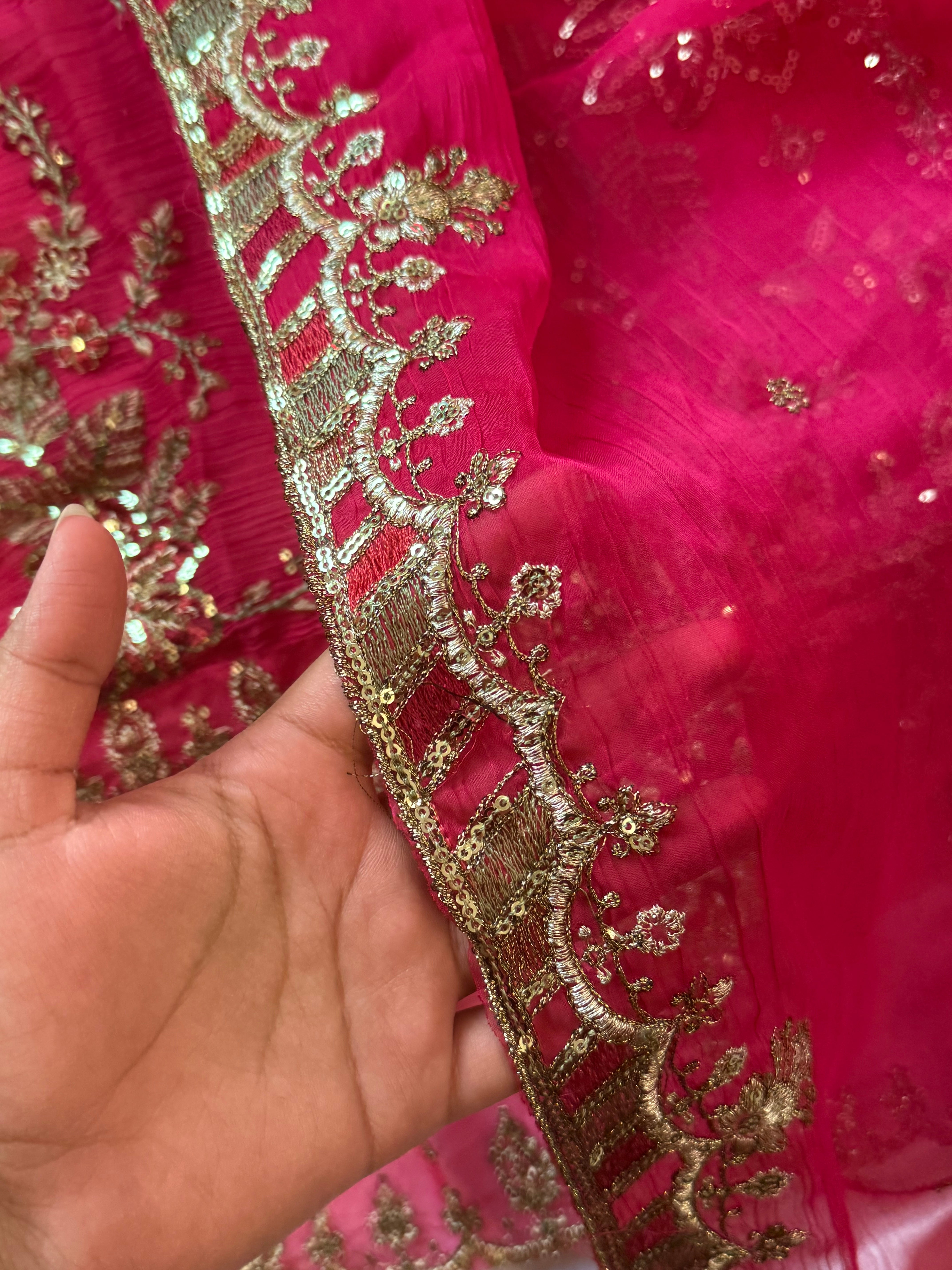 NOOR-E-CHIFFON EMBROIDERY SUIT Q