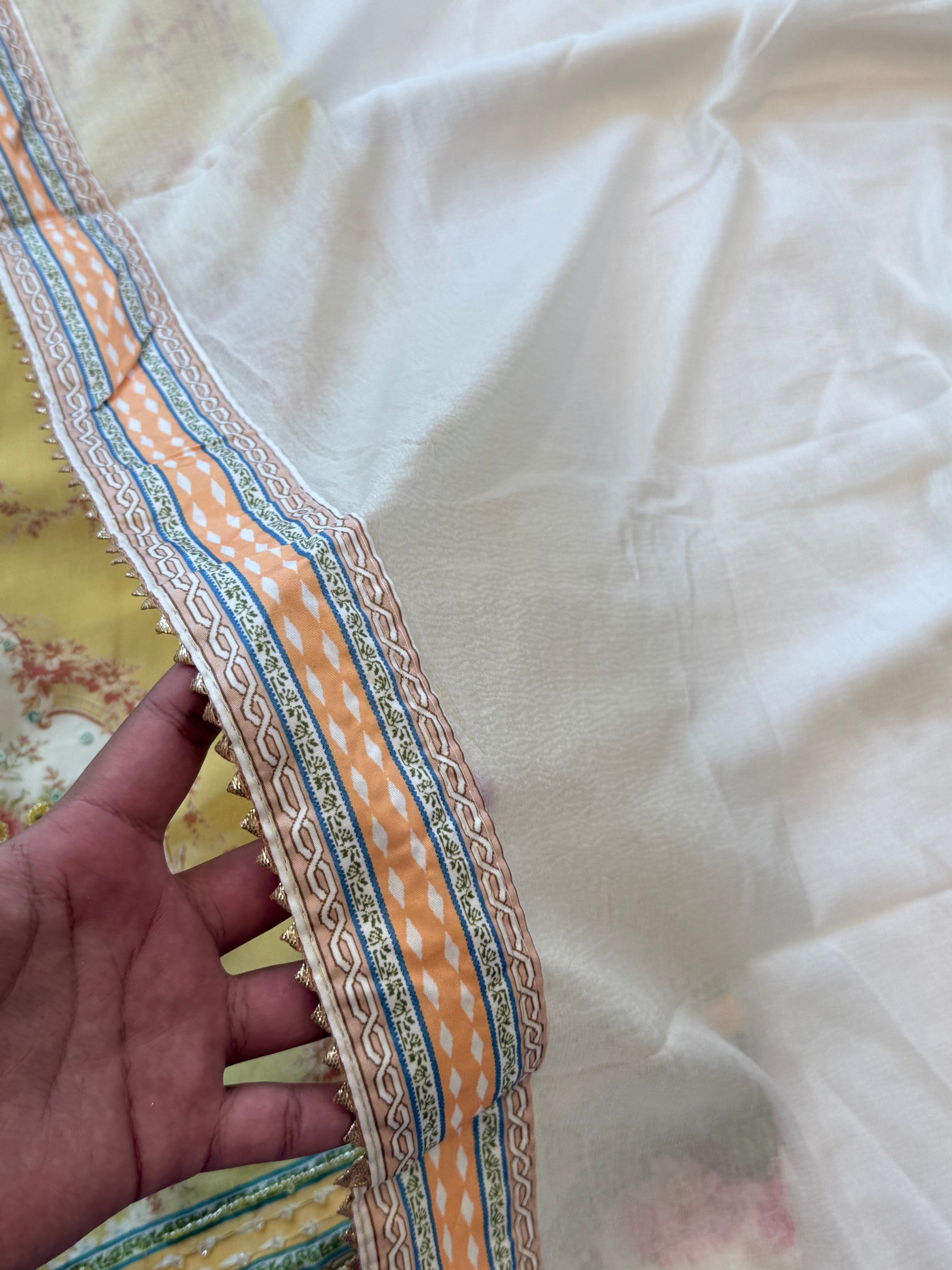 NAZAKAT CREPE READYMADE SUIT 2 Q