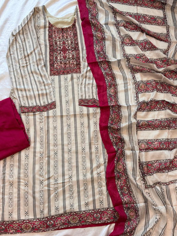 KAIRA MUSLIN READYMADE SUIT