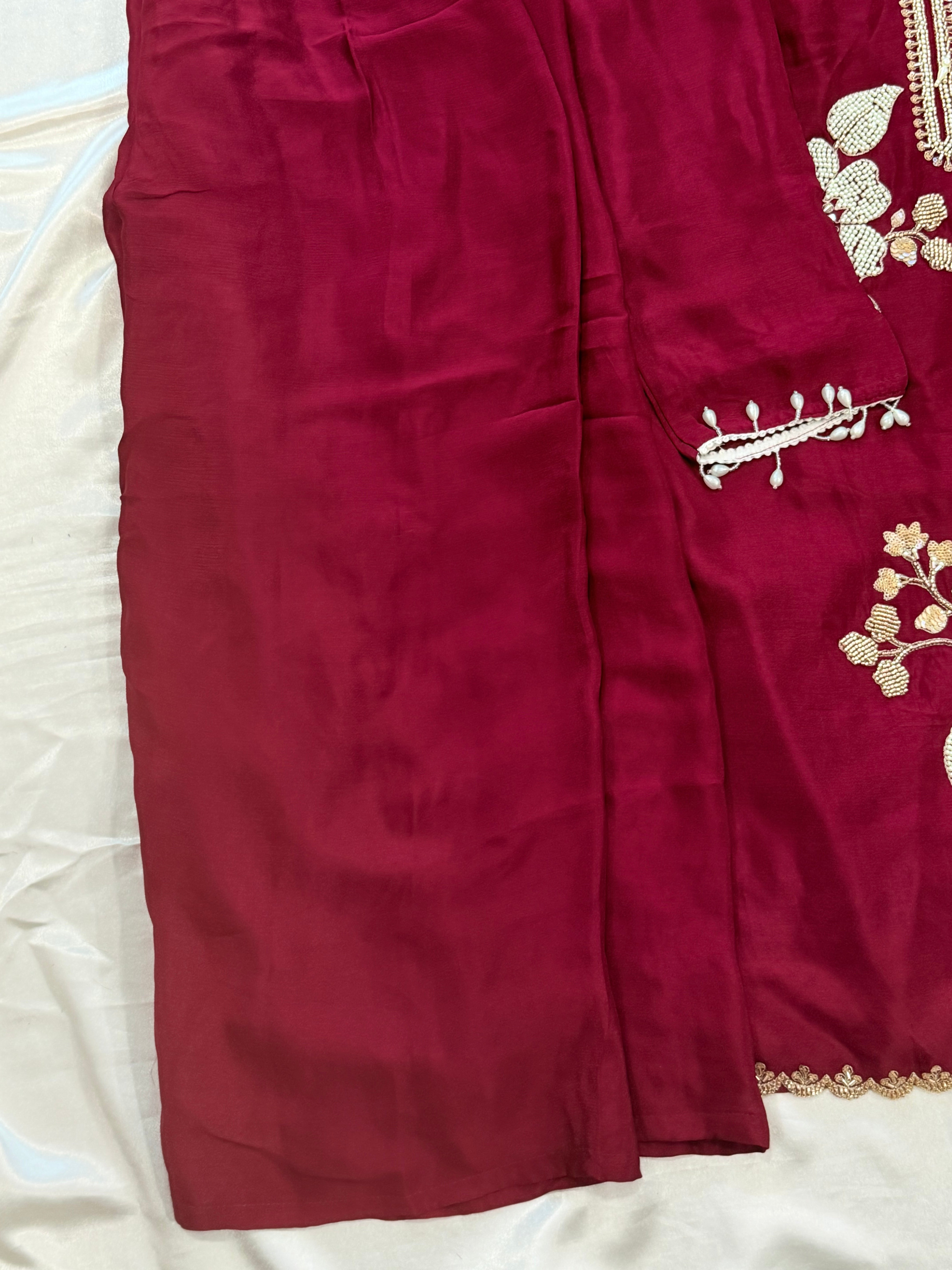 PARO SHIFFON READYMADE SUIT Q